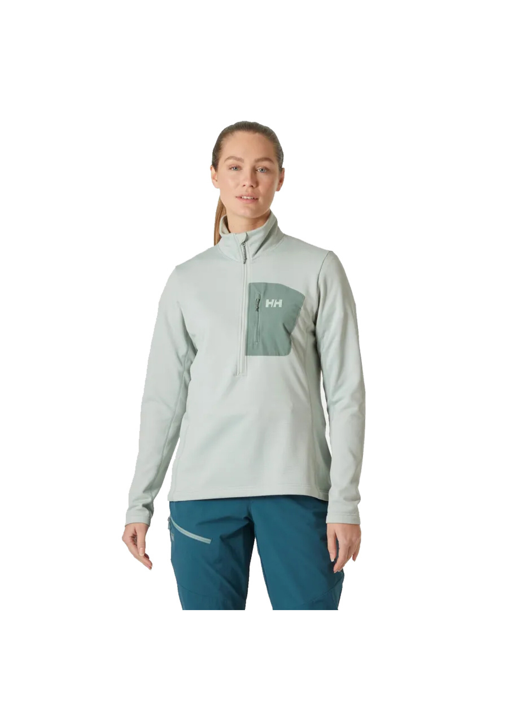 HELLY HANSEN Veste polaire à ½ zip VERSALITE / Green Mist (Femme)