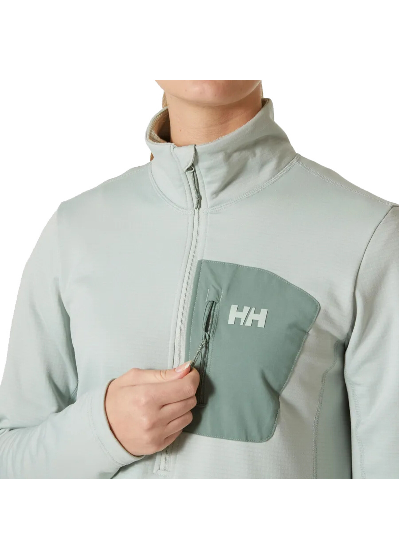 HELLY HANSEN Veste polaire à ½ zip VERSALITE / Green Mist (Femme)