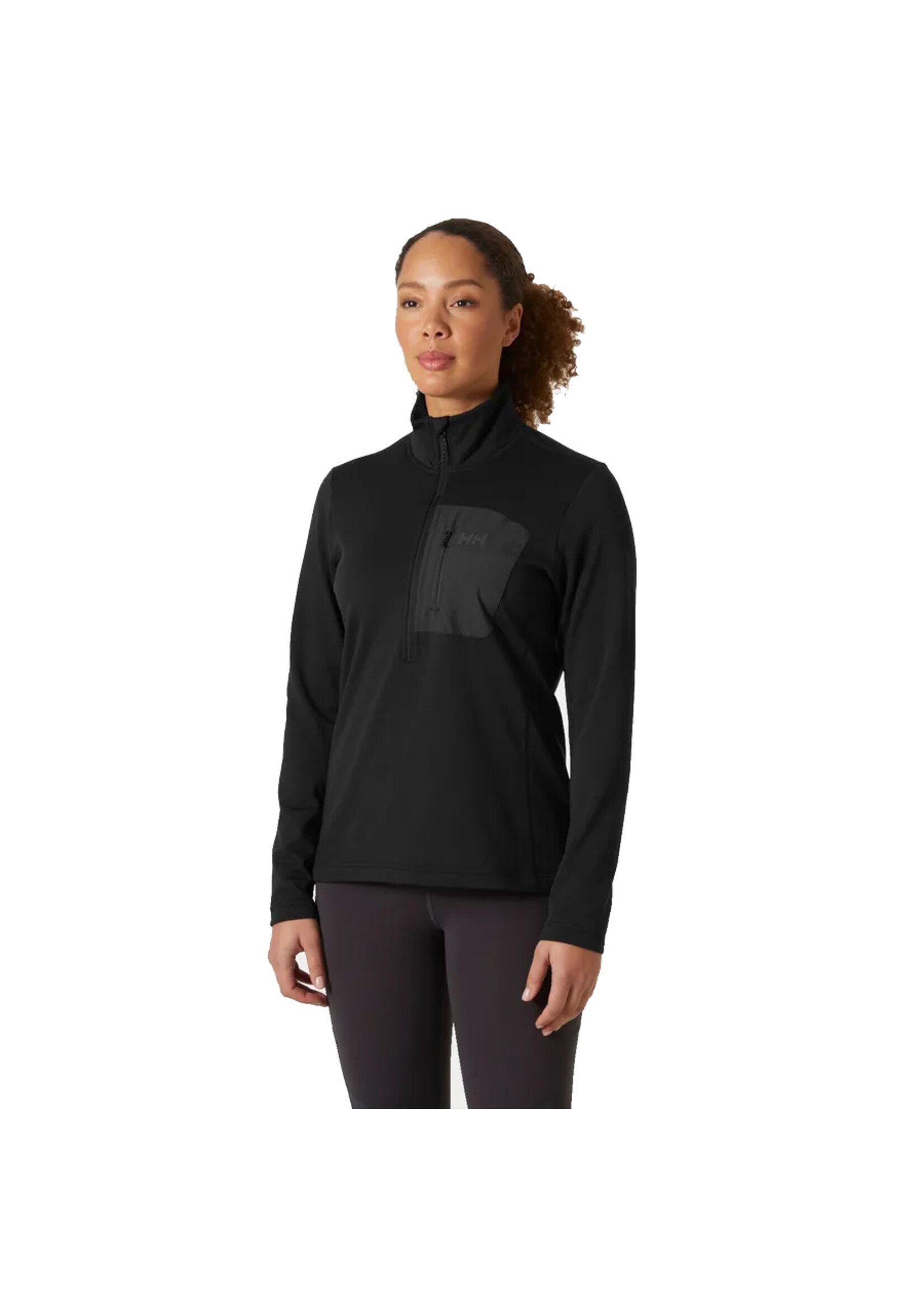 HELLY HANSEN Veste polaire à ½ zip VERSALITE / Noir (Femme)