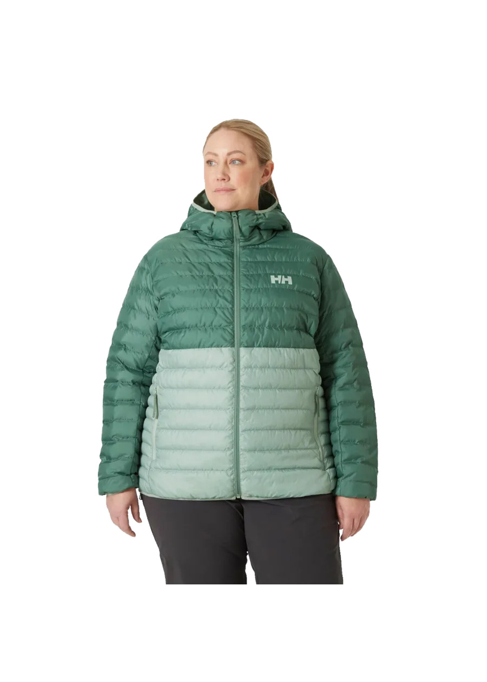 HELLY HANSEN Veste à capuchon BANFF PLUS / Green Mist & Cactus (Femme)