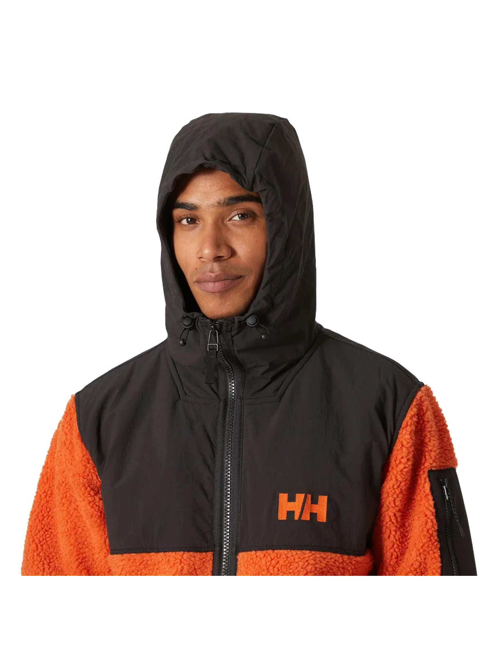 HELLY HANSEN Veste polaire à capuchon PATROL PILE / Patrol Orange (Homme)