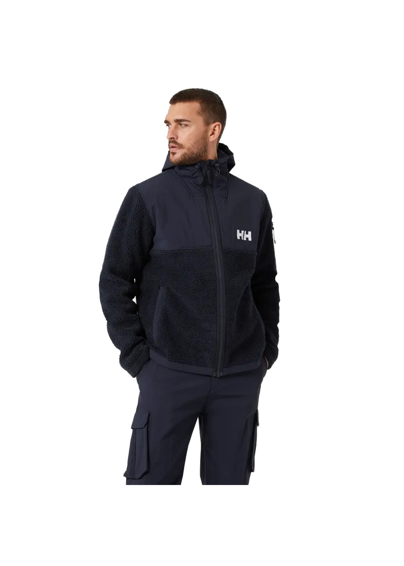 HELLY HANSEN Veste polaire à capuchon PATROL PILE / Navy (Homme)