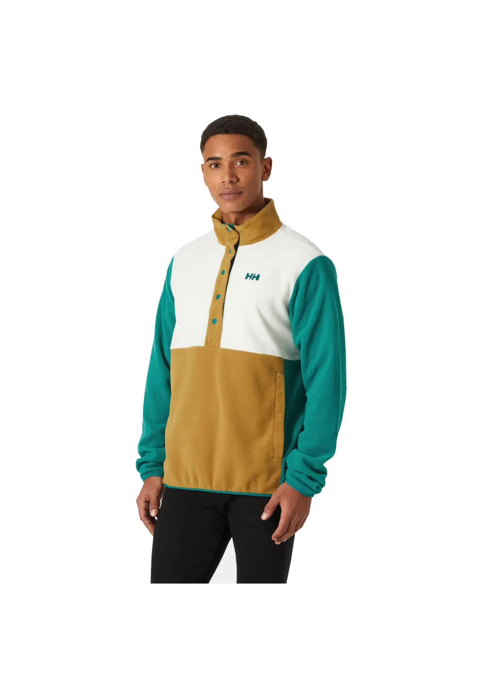 HELLY HANSEN Veste polaire à boutons-pression DAYBREAKER / Emerald (Homme)