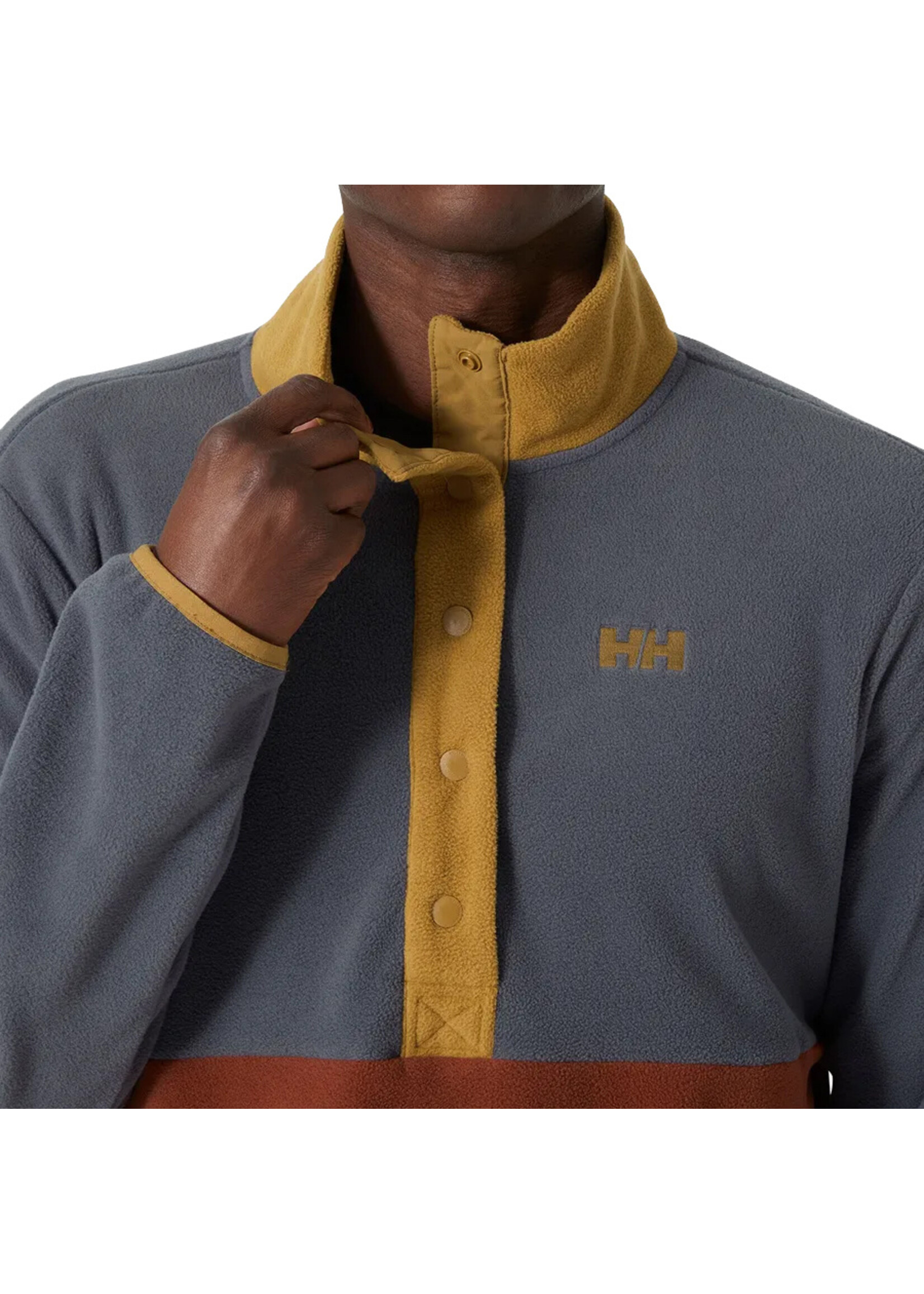 HELLY HANSEN Veste polaire à boutons-pression DAYBREAKER / Alpine Frost (Homme)