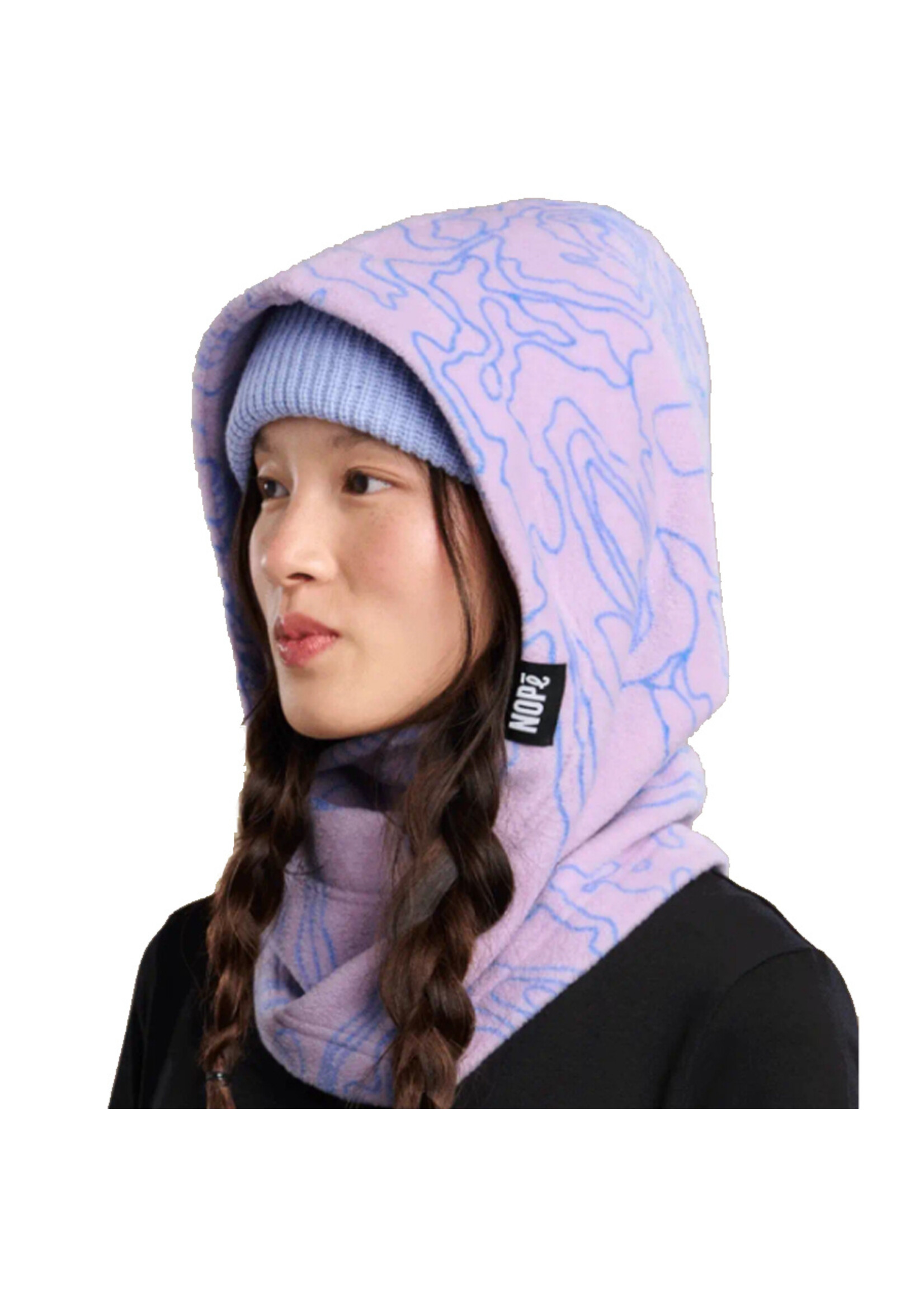 NOPÉ Capuche RELIEF / Mauve