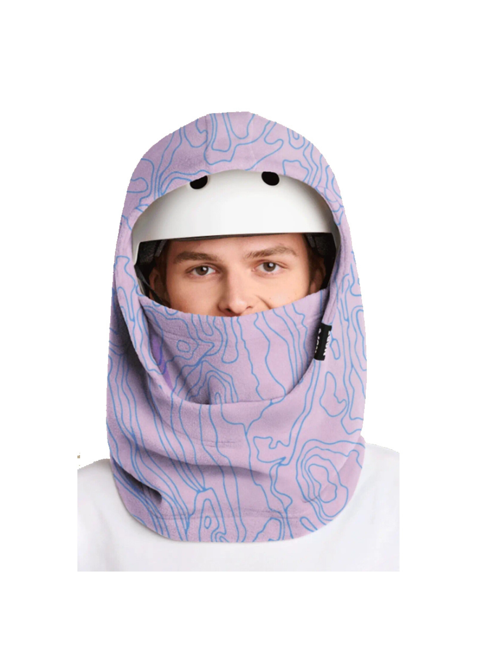 NOPÉ Surcapuche ADULTE / Relief mauve