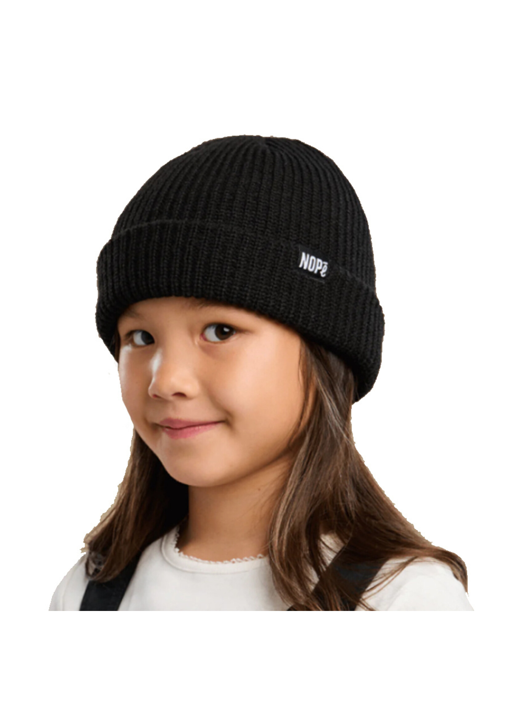 NOPÉ Tuque ENFANT BEANIE / Noir (Unisexe)