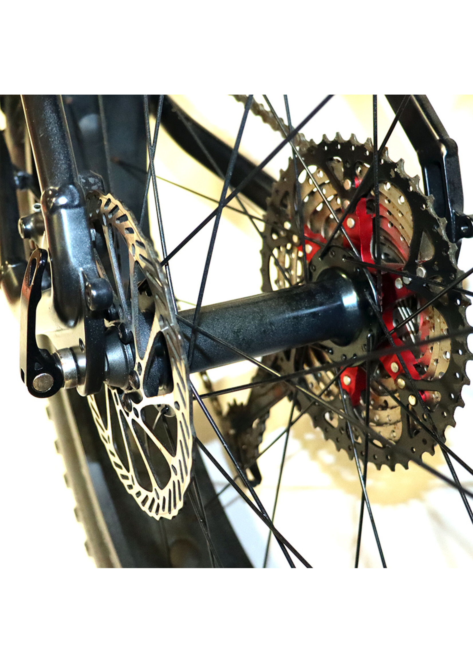 SEVEN PEAKS Vélo Fat Bike X11 TRAKER / Rouge-Noir