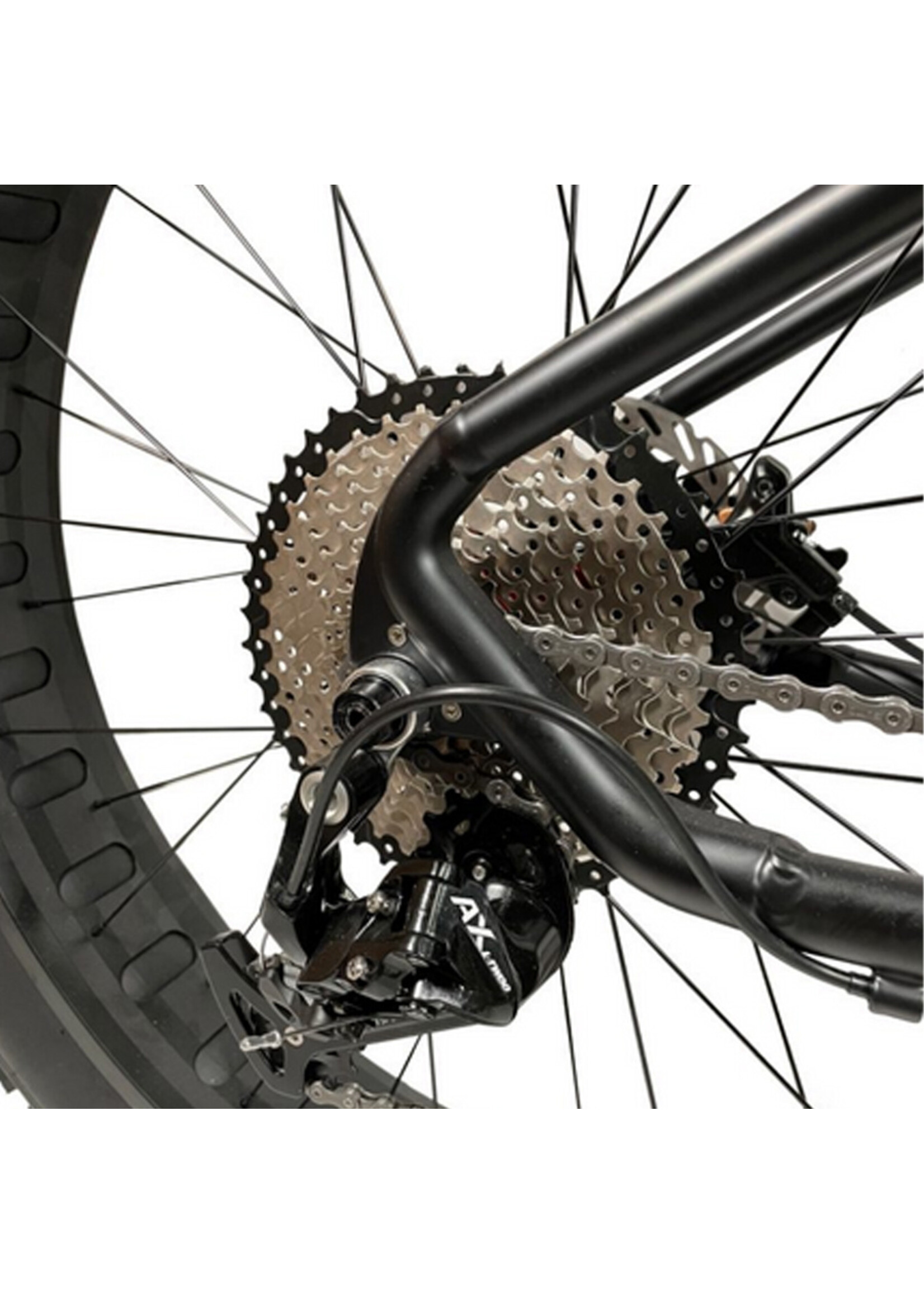 SEVEN PEAKS Vélo Fat Bike X11 TRAKER / Rouge-Noir