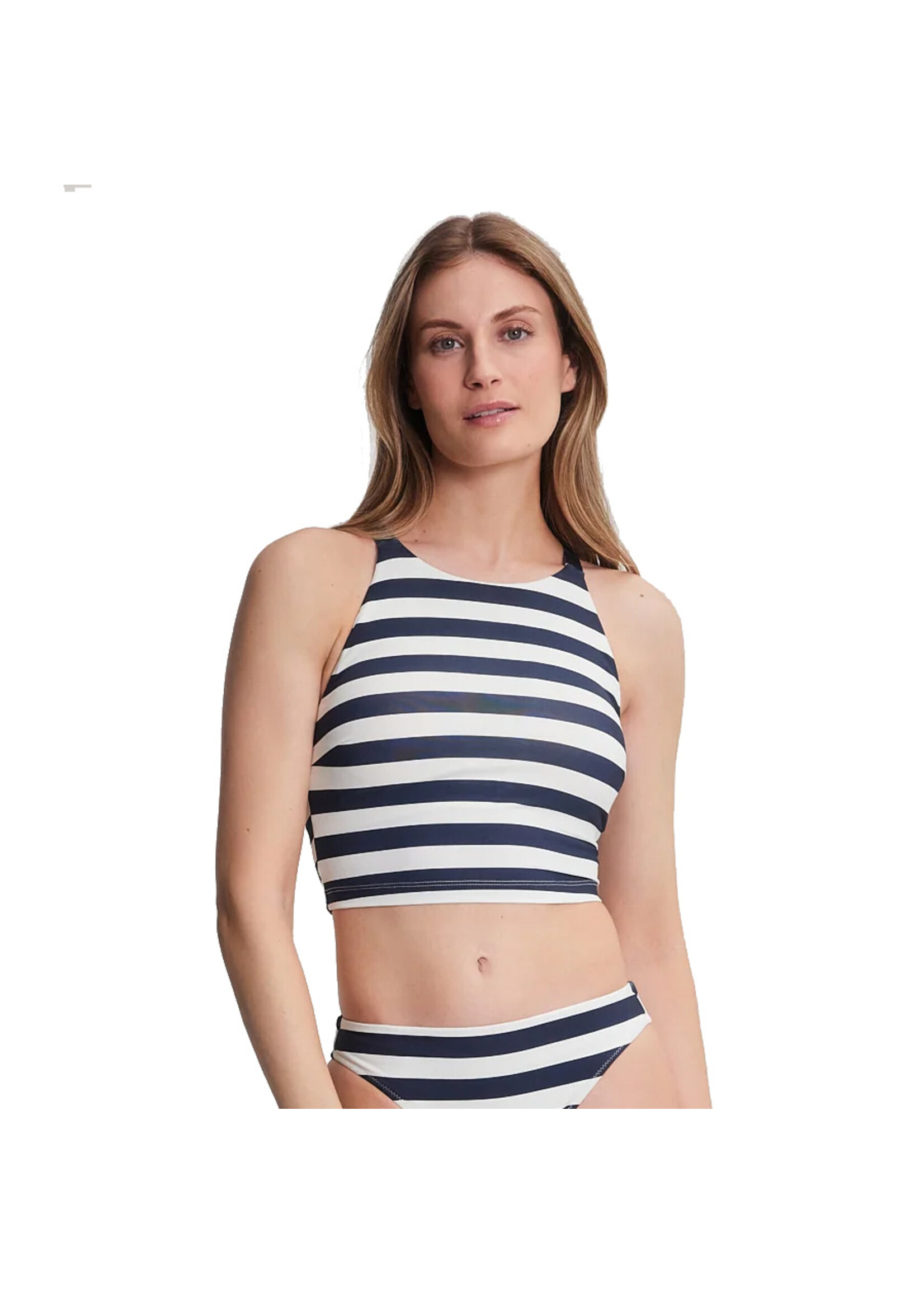 FIG Haut de bikini LIANA TANKINI / mono stripe night (Femme)