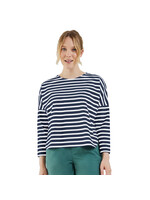 FIG Chandail NEWPORT 7/8 SLEEVES BRETON  / Night stripe (Femme)