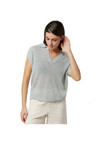 FIG Chandail AGIA CROCHET POLO / Breeze (Femme)