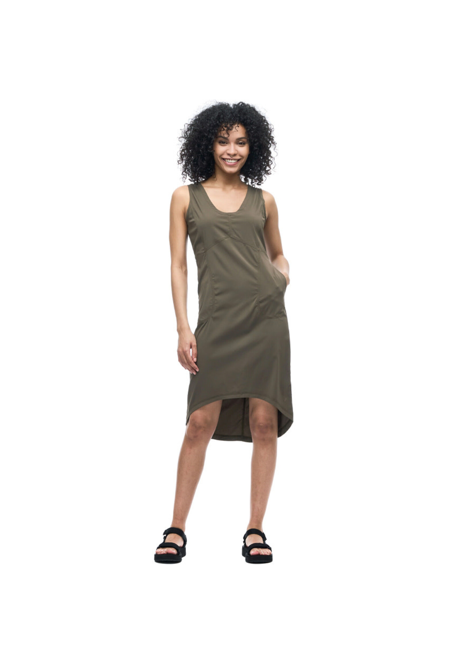 INDYEVA Robe sans manches LIIKE LONG II / Vert Backwood (Femme)