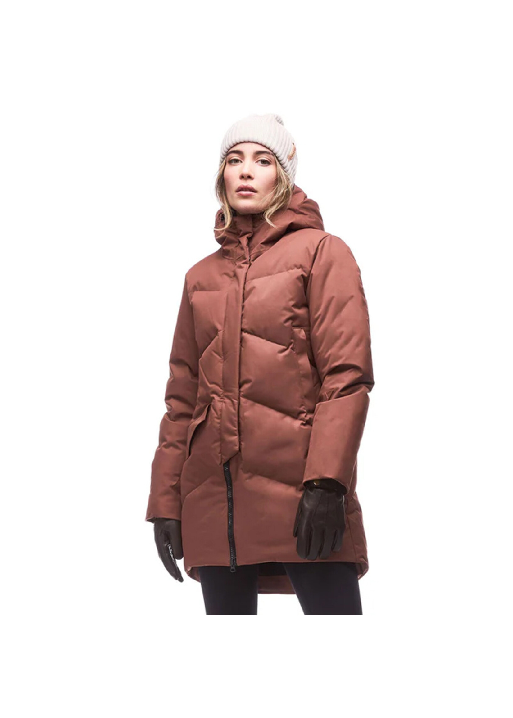 INDYEVA Manteau AYABA SIMPLIFIED / Spicy brown (Femme)