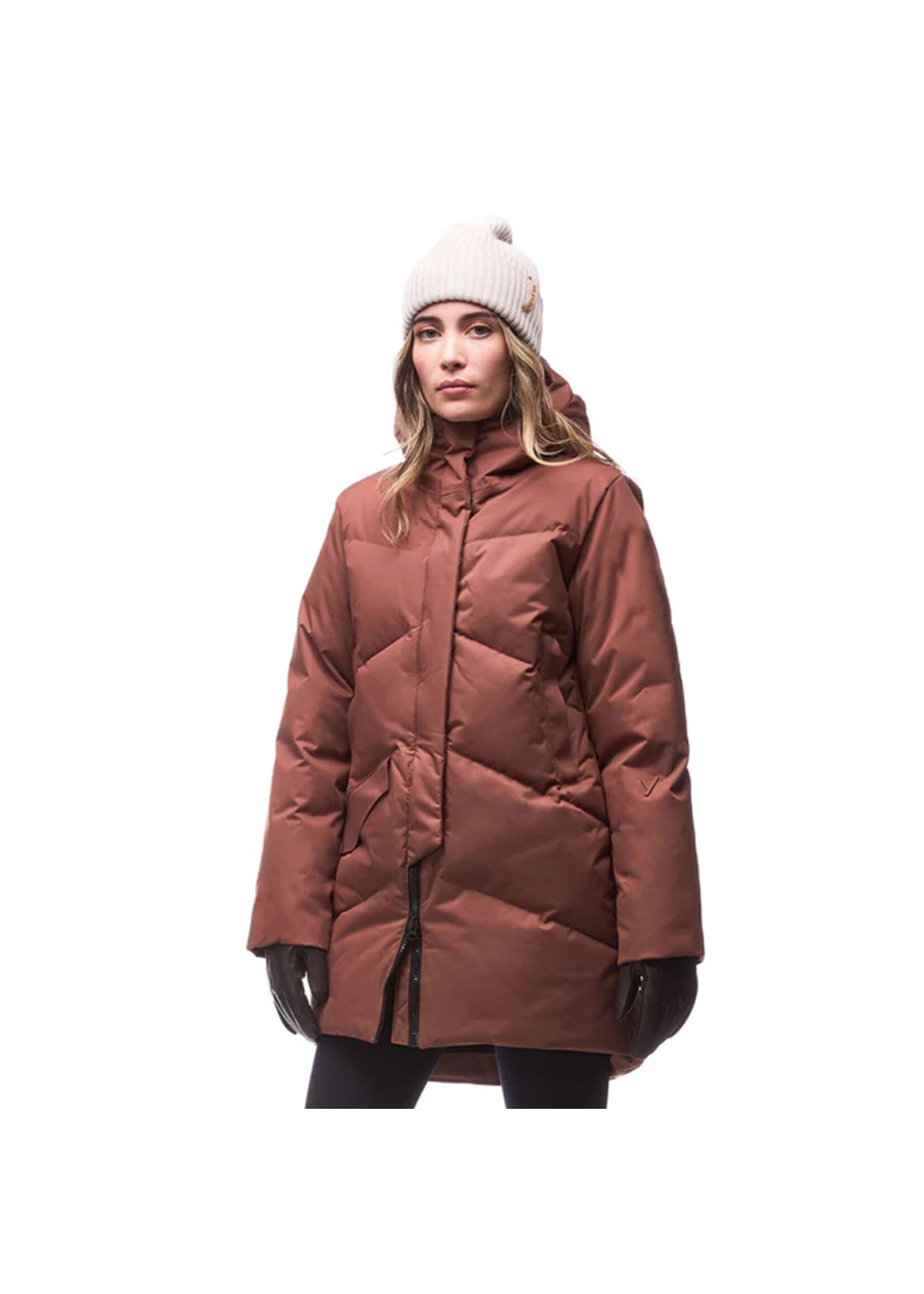 INDYEVA Manteau AYABA SIMPLIFIED / Spicy brown (Femme)