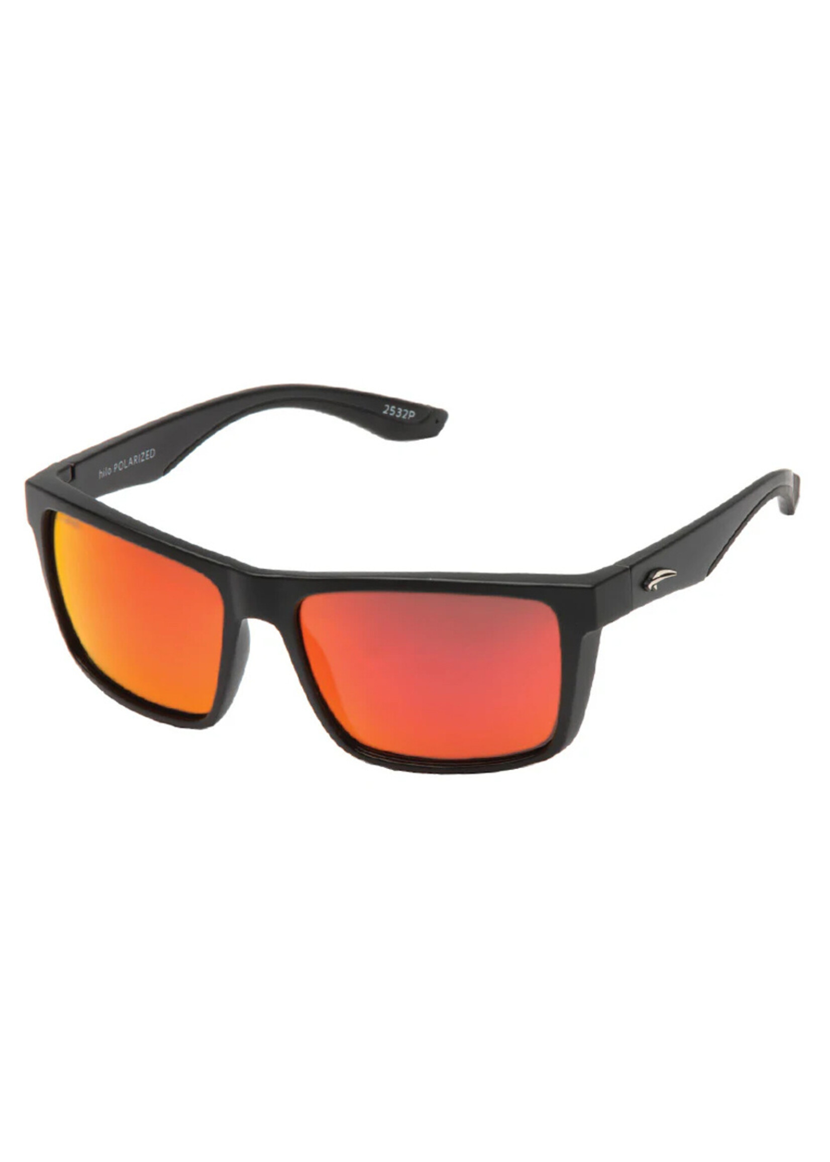 ATMOSPHERE Lunettes de soleil HILO / Matte Black - Red Revo