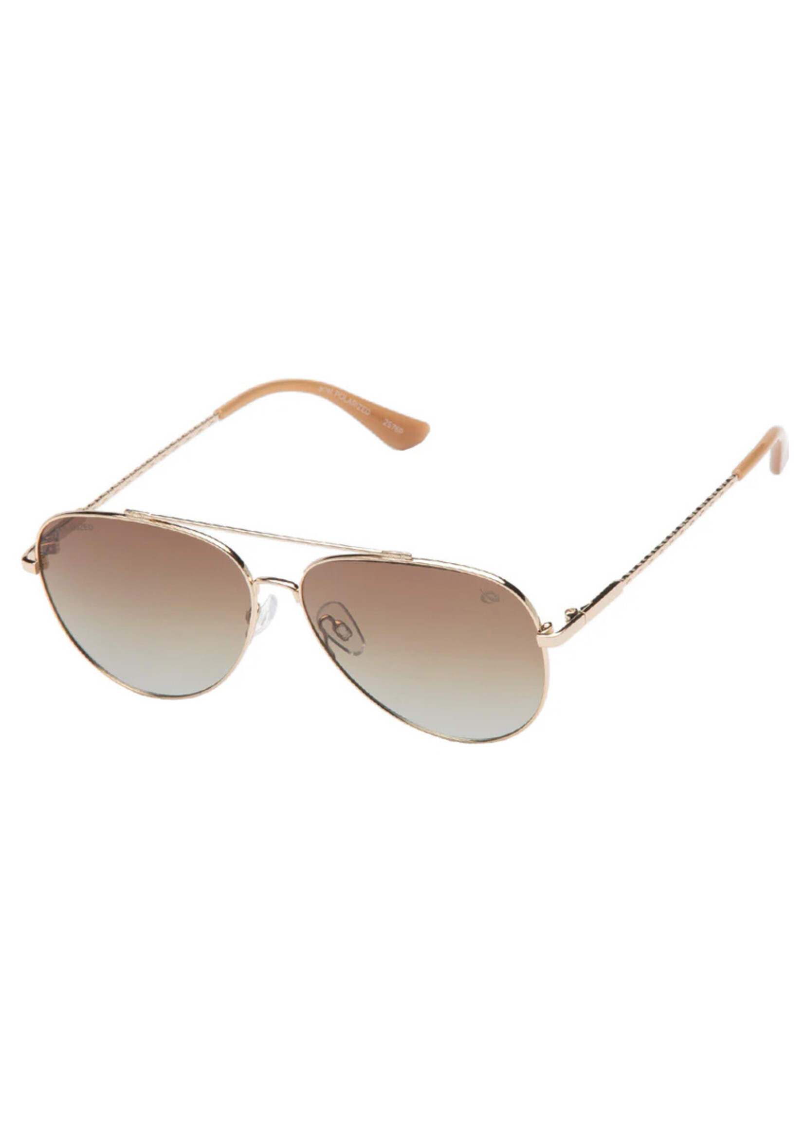 URBAN ELEMENT Lunettes de soleil ARIEL / Gold - Brown Gradient