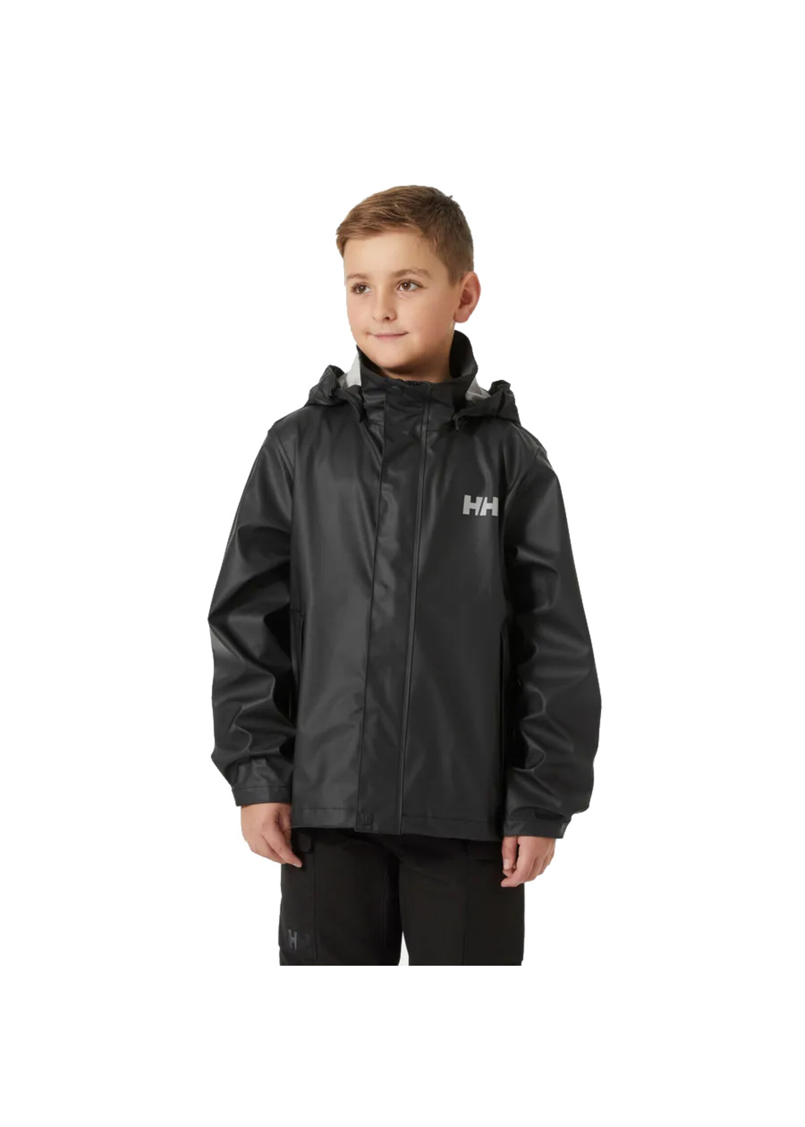 HELLY HANSEN Veste imperméable JR MOSS / Noir (Enfant)
