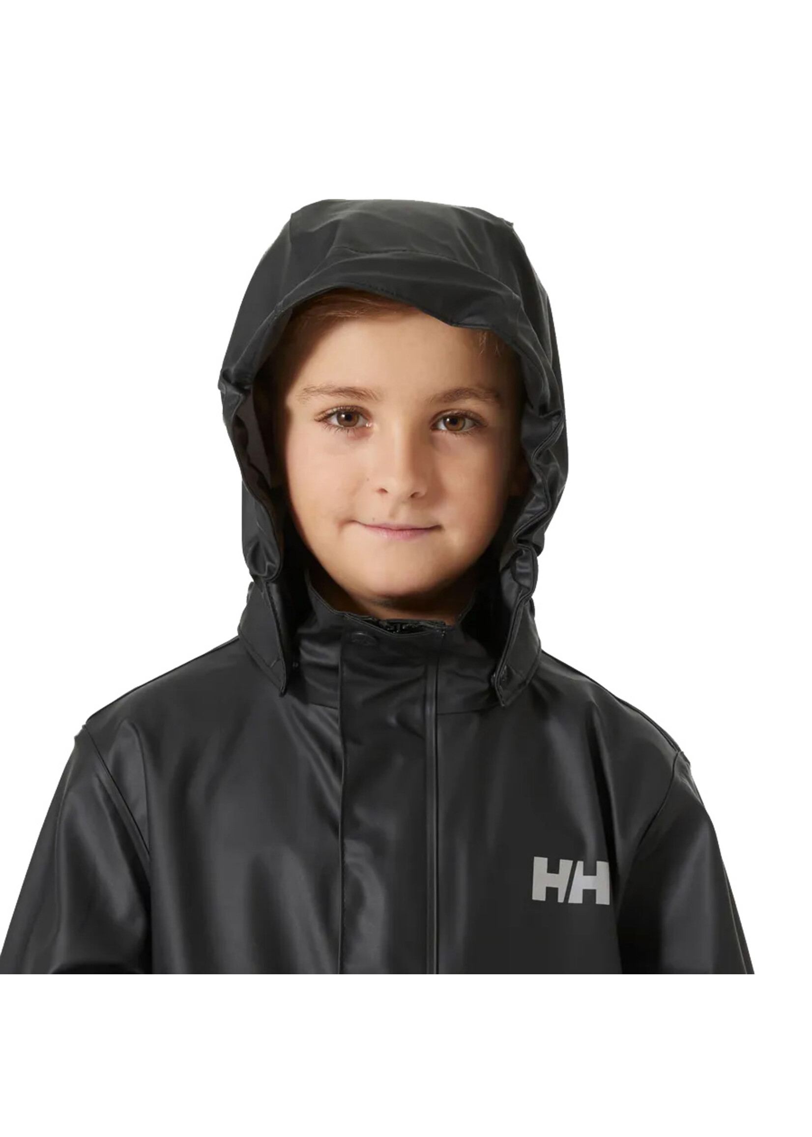 HELLY HANSEN Veste imperméable JR MOSS / Noir (Enfant)