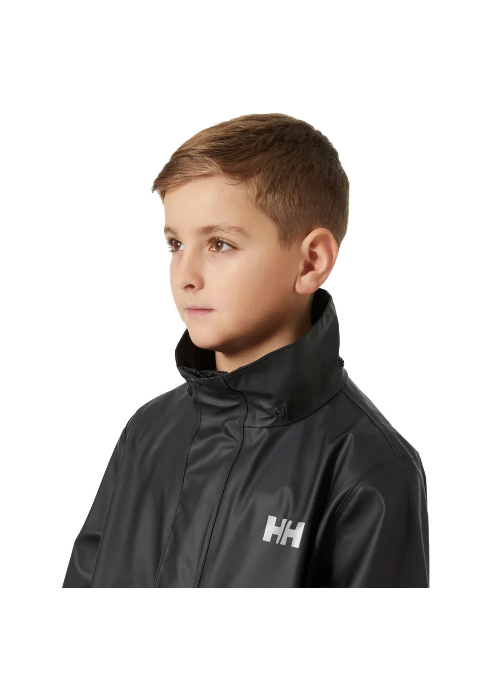 HELLY HANSEN Veste imperméable JR MOSS / Noir (Enfant)