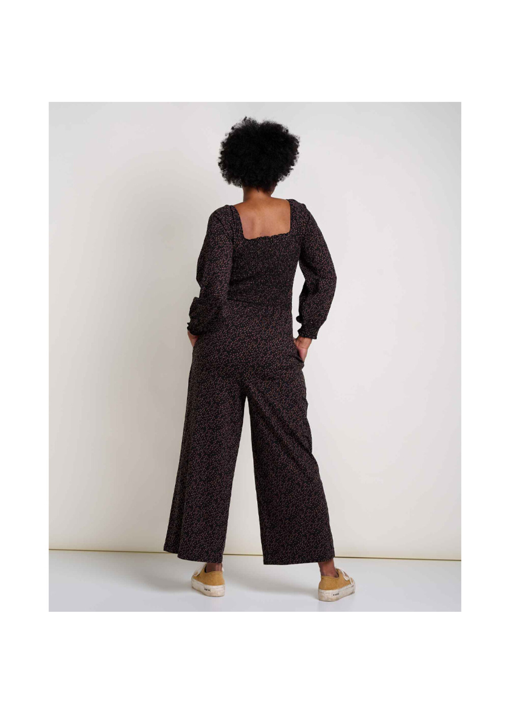 TOAD & CO Jumpsuit GEMINA / Black dot print (Femme)