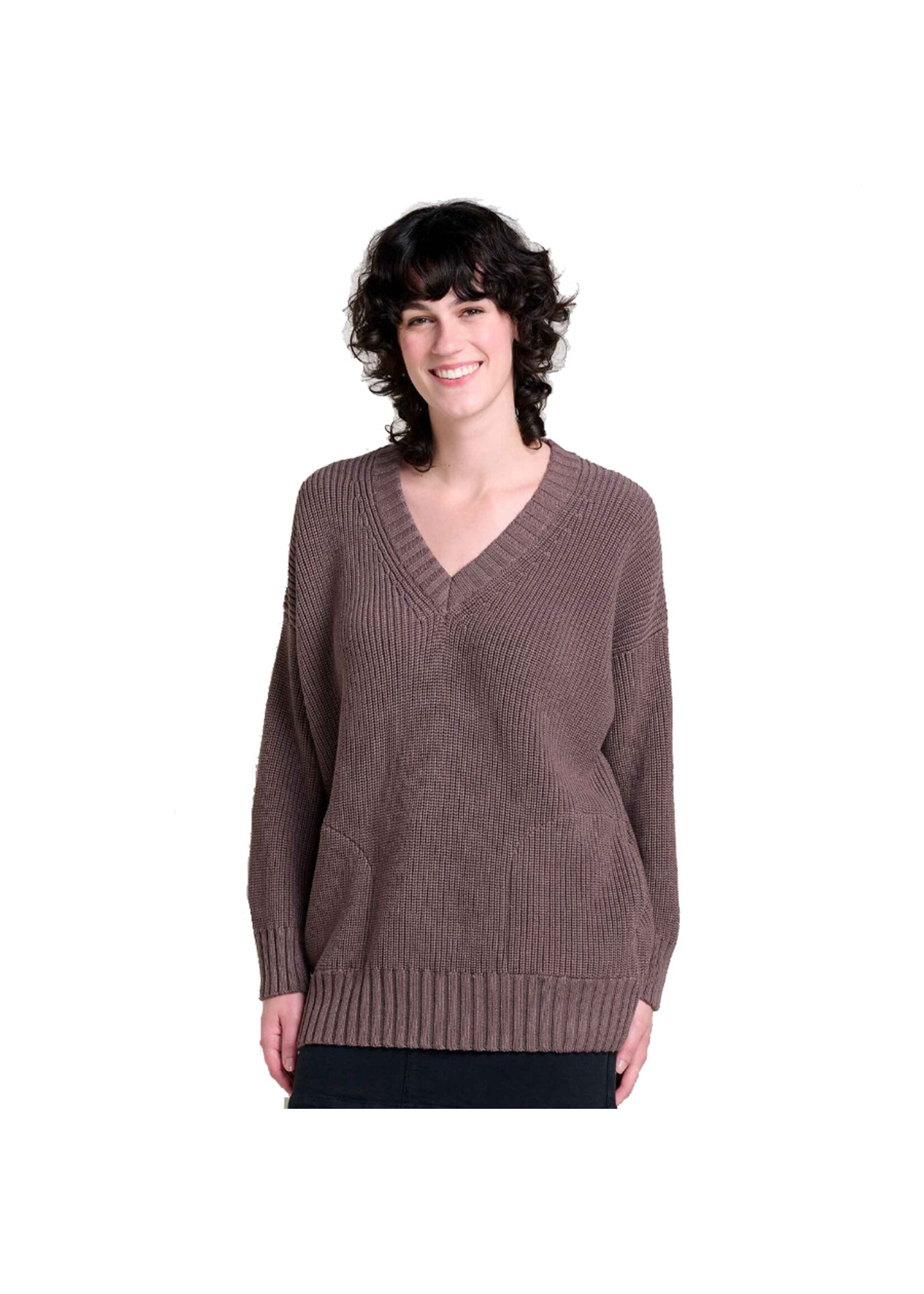 TOAD & CO Chandail BUTTE OVERSIZED / Mushroom (Femme)
