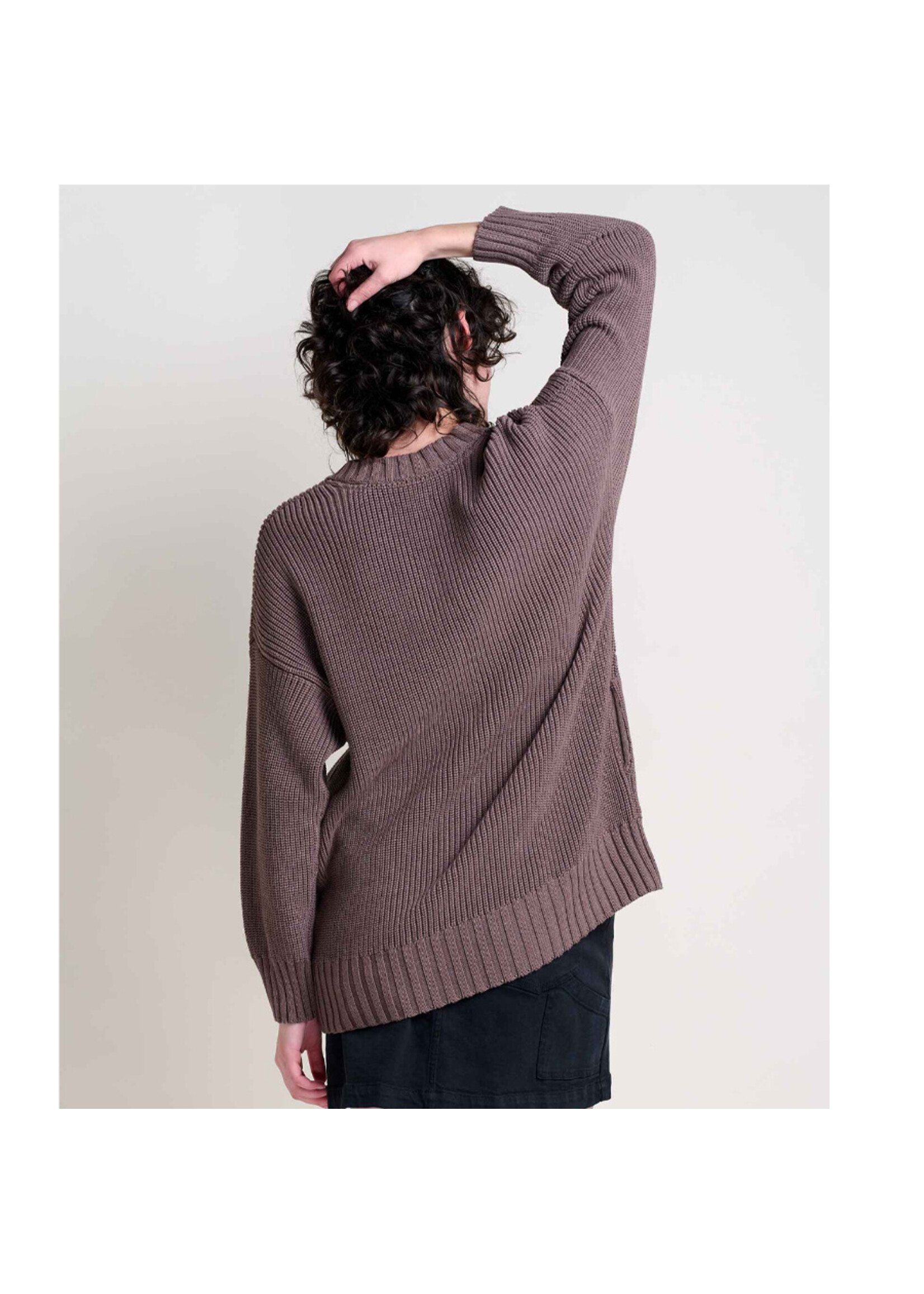TOAD & CO Chandail BUTTE OVERSIZED / Mushroom (Femme)