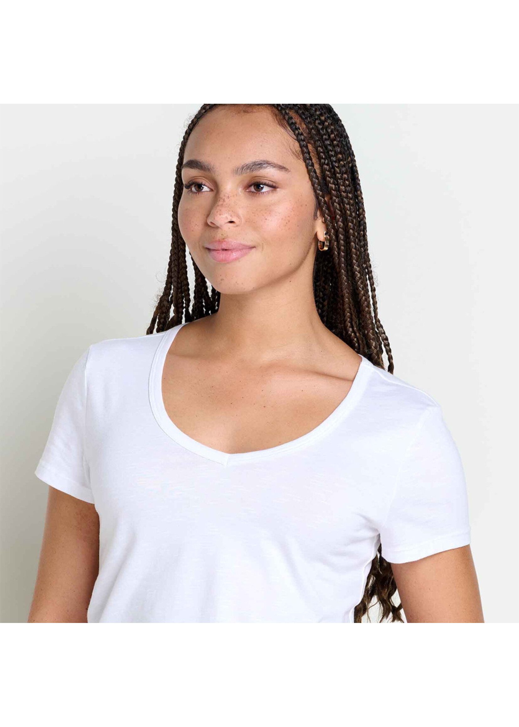 TOAD & CO T-shirt  MARLEY II / Blanc (Femme)