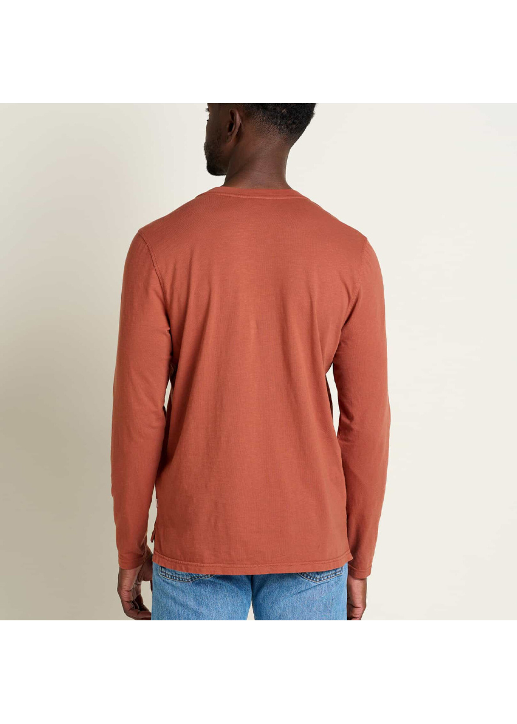 TOAD & CO Chandail PRIMO LS HENLEY / Cinnamon (Homme)
