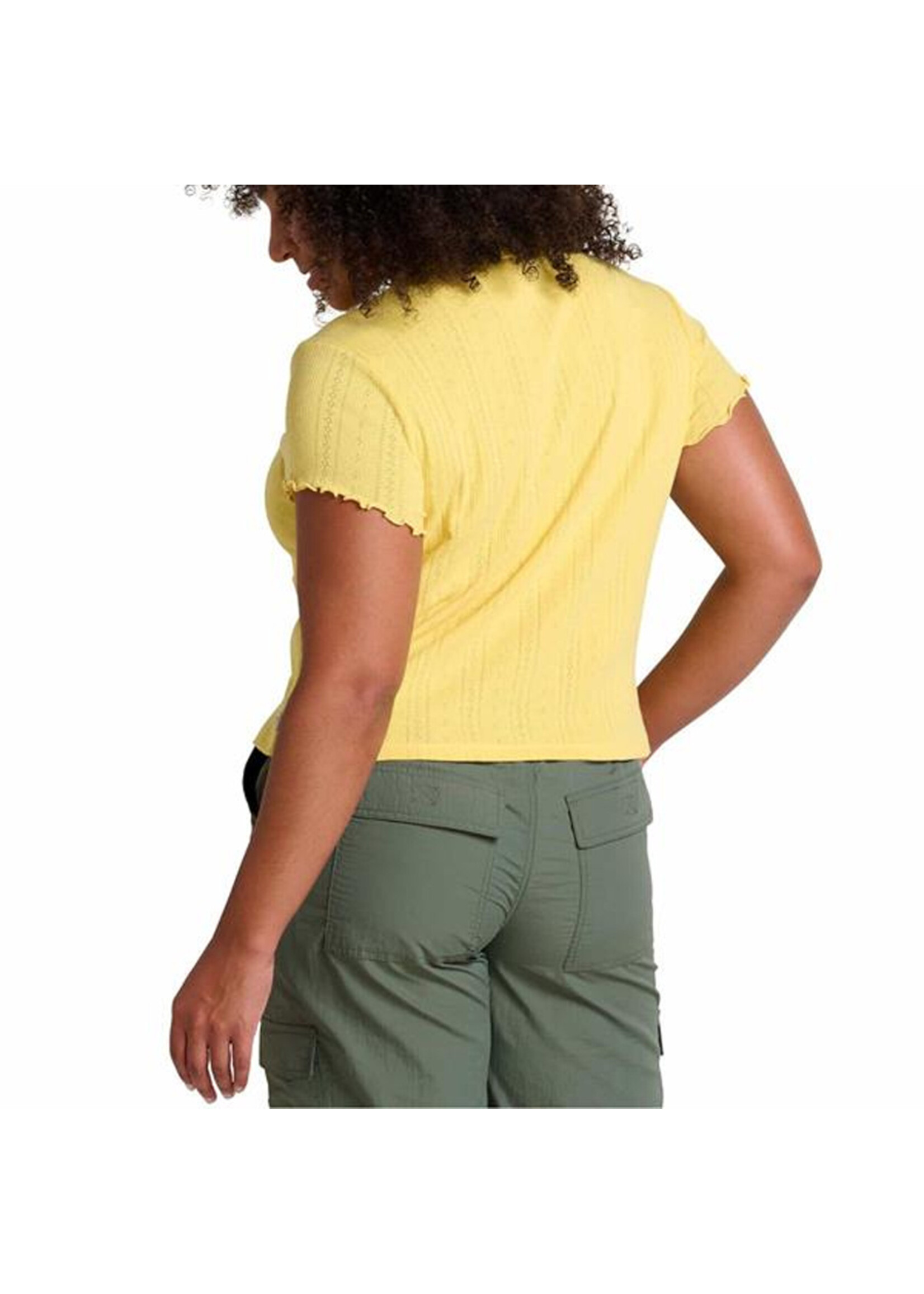 TOAD & CO T-shirt FOOTHILL POINTELLE / Chamomile (Femme)