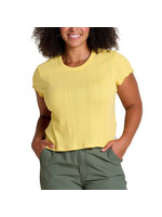 TOAD & CO T-shirt FOOTHILL POINTELLE / Chamomile (Femme)