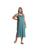 TOAD & CO Robe PIRU HENLEY MIDI / Silver pine (Femme)