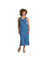 TOAD & CO Robe PIRU HENLEY MIDI / Pacific blue (Femme)