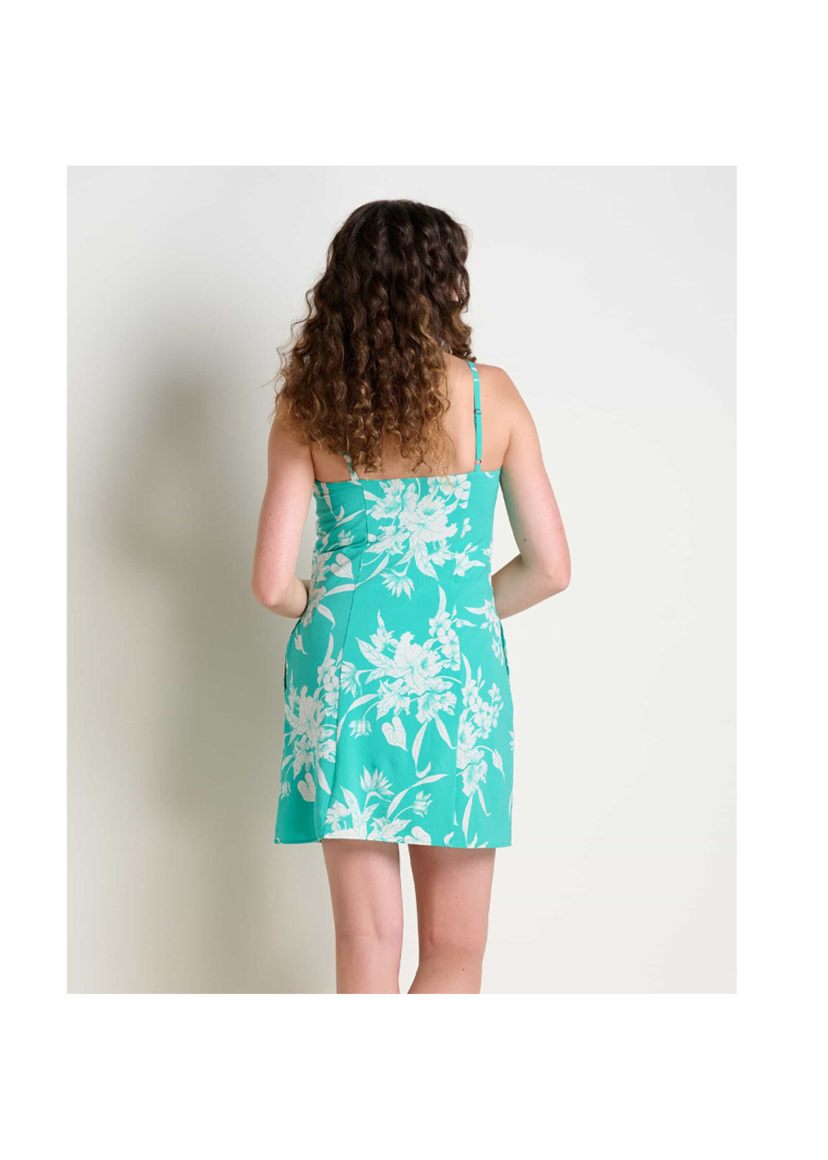 TOAD & CO W sunkissed sl skort dress-386/salt leaf texture print