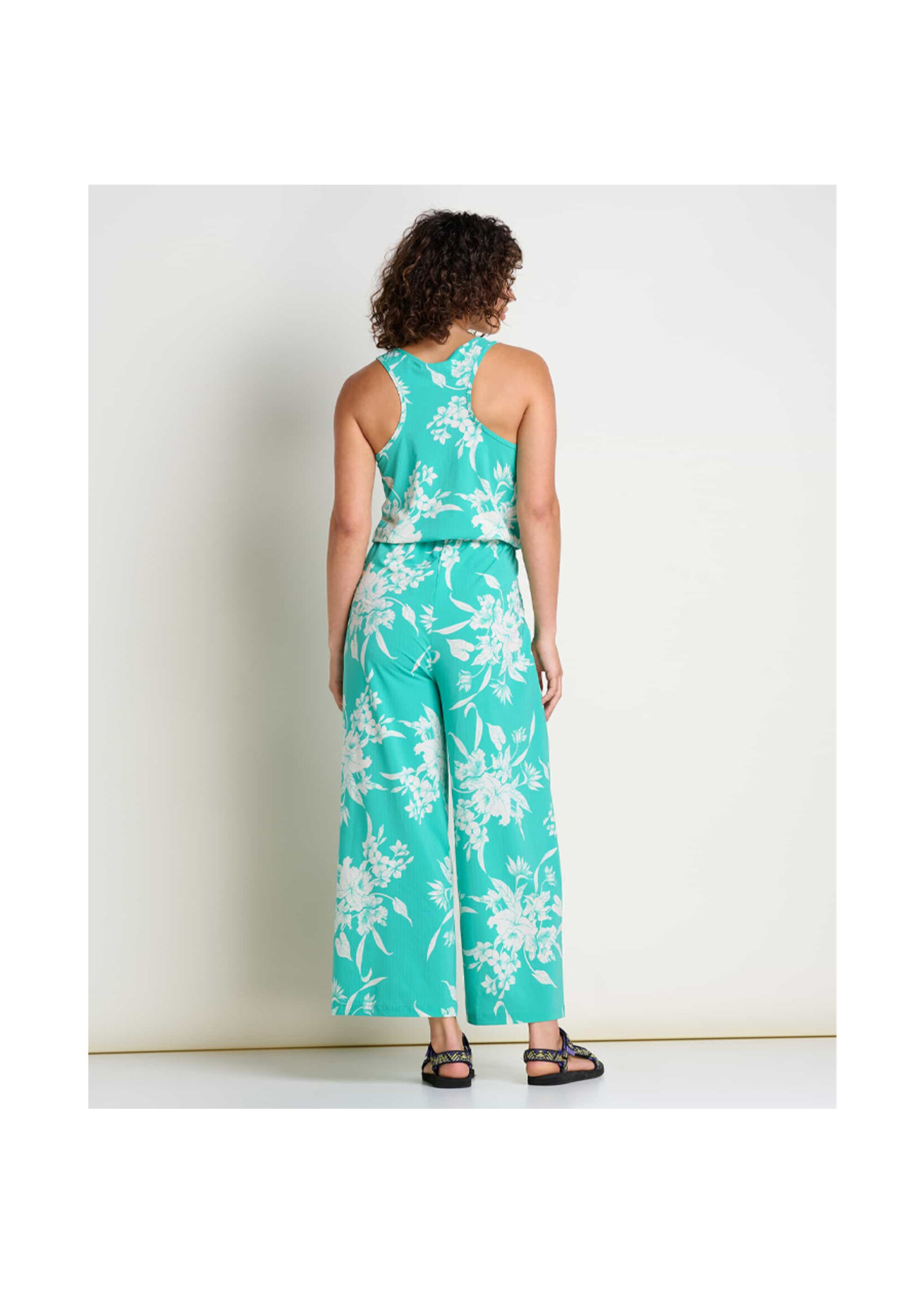 TOAD & CO Robe LIVVY SS JUMPSUIT / Salt leaf texture print (Femme)