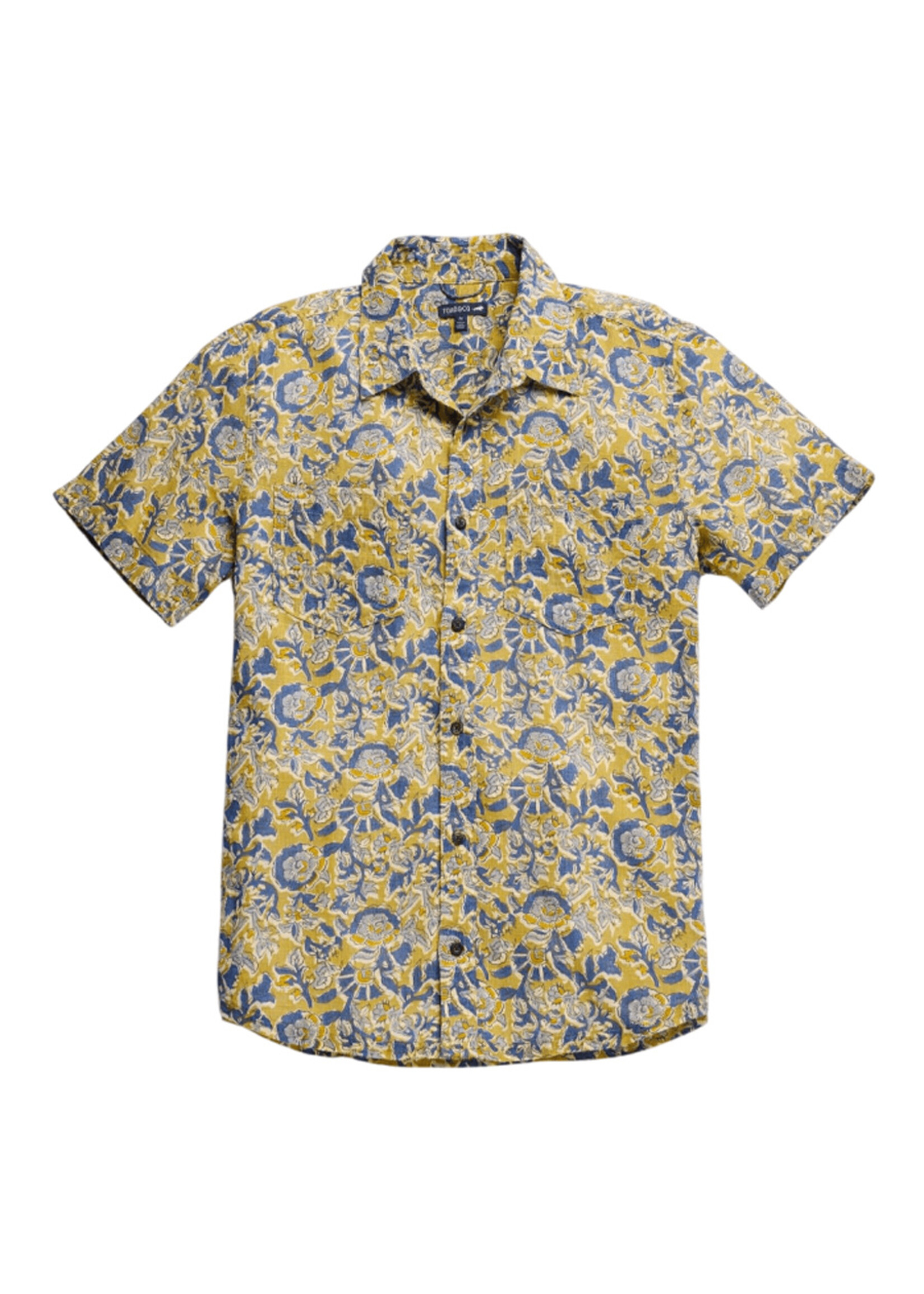 TOAD & CO Chemise SALTON SS / Mantis kalamkari print (Homme)