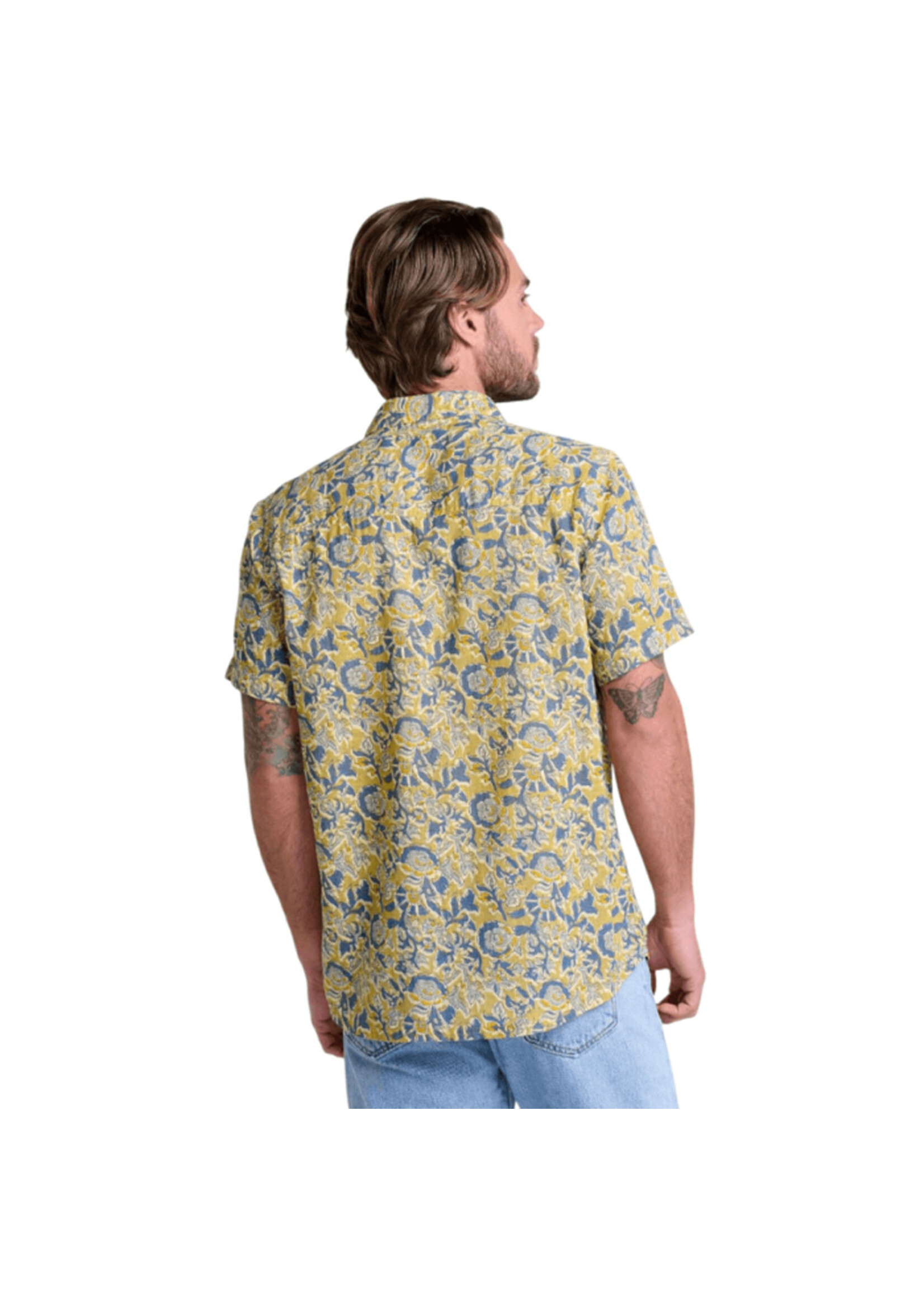 TOAD & CO Chemise SALTON SS / Mantis kalamkari print (Homme)