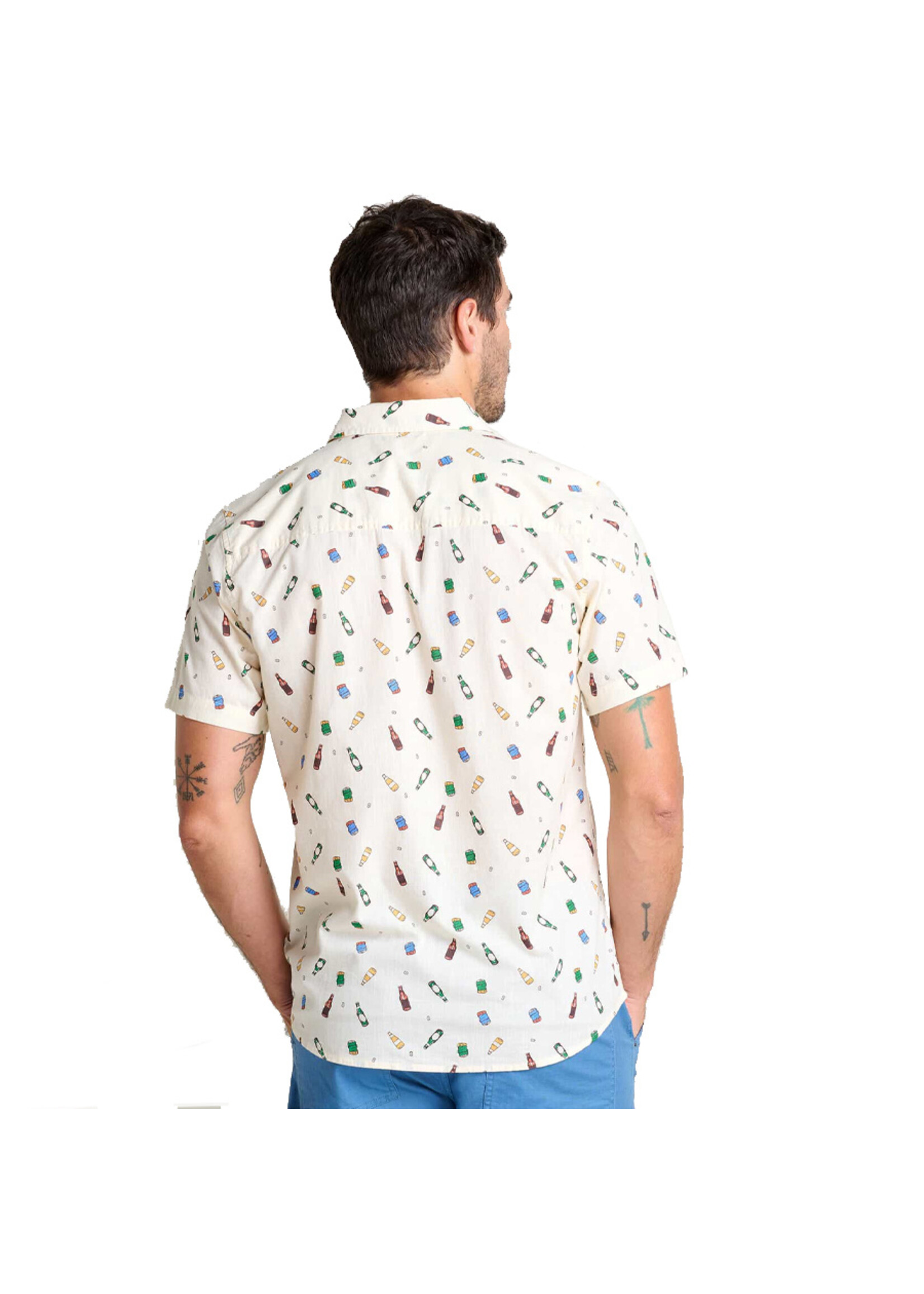 TOAD & CO Chemise FLETCH SS / Salt beer print (Homme)
