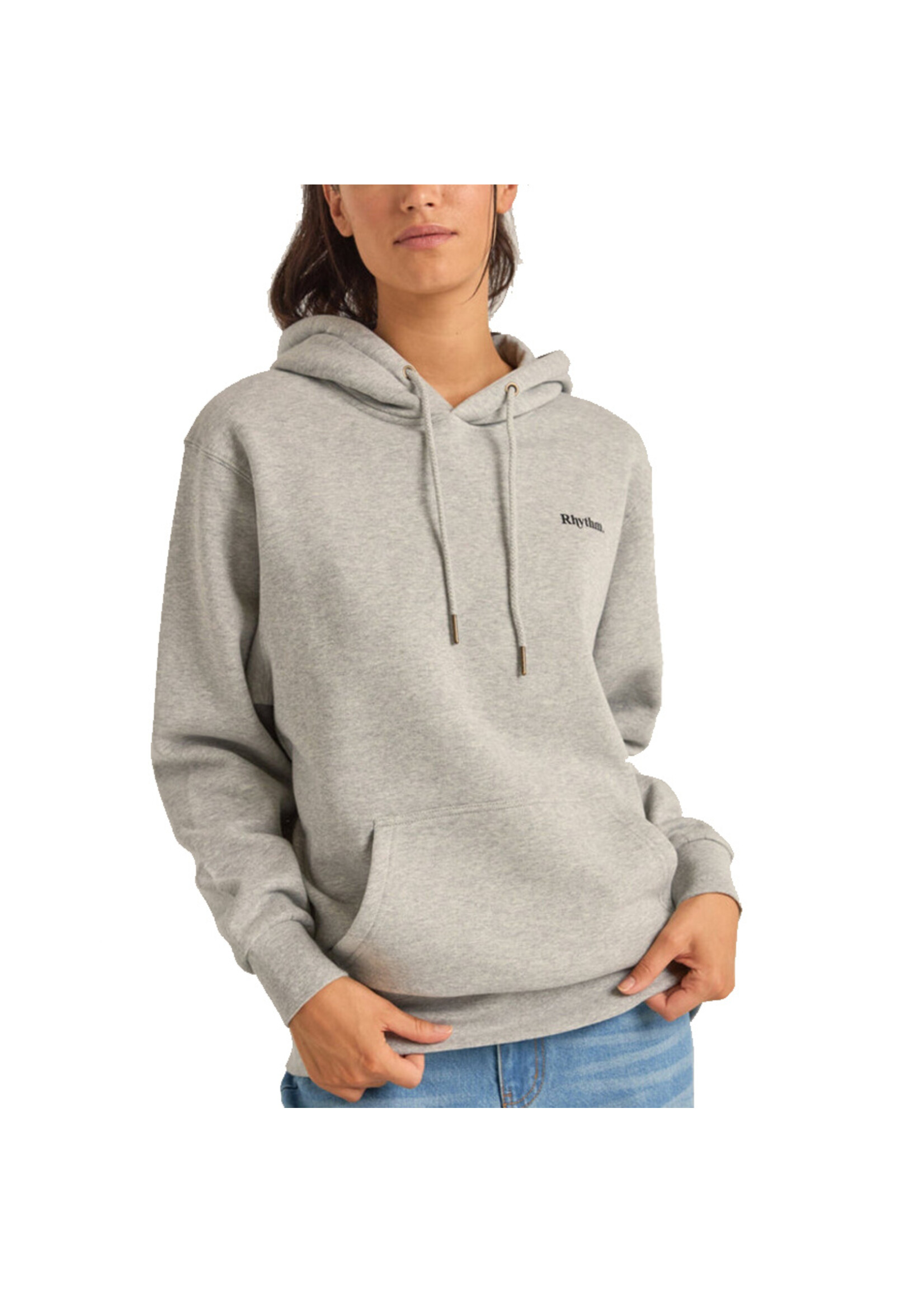 RHYTHM Chandail à capuchon FLAGSHIP BOYFRIEND / Heather-grey (Femme)