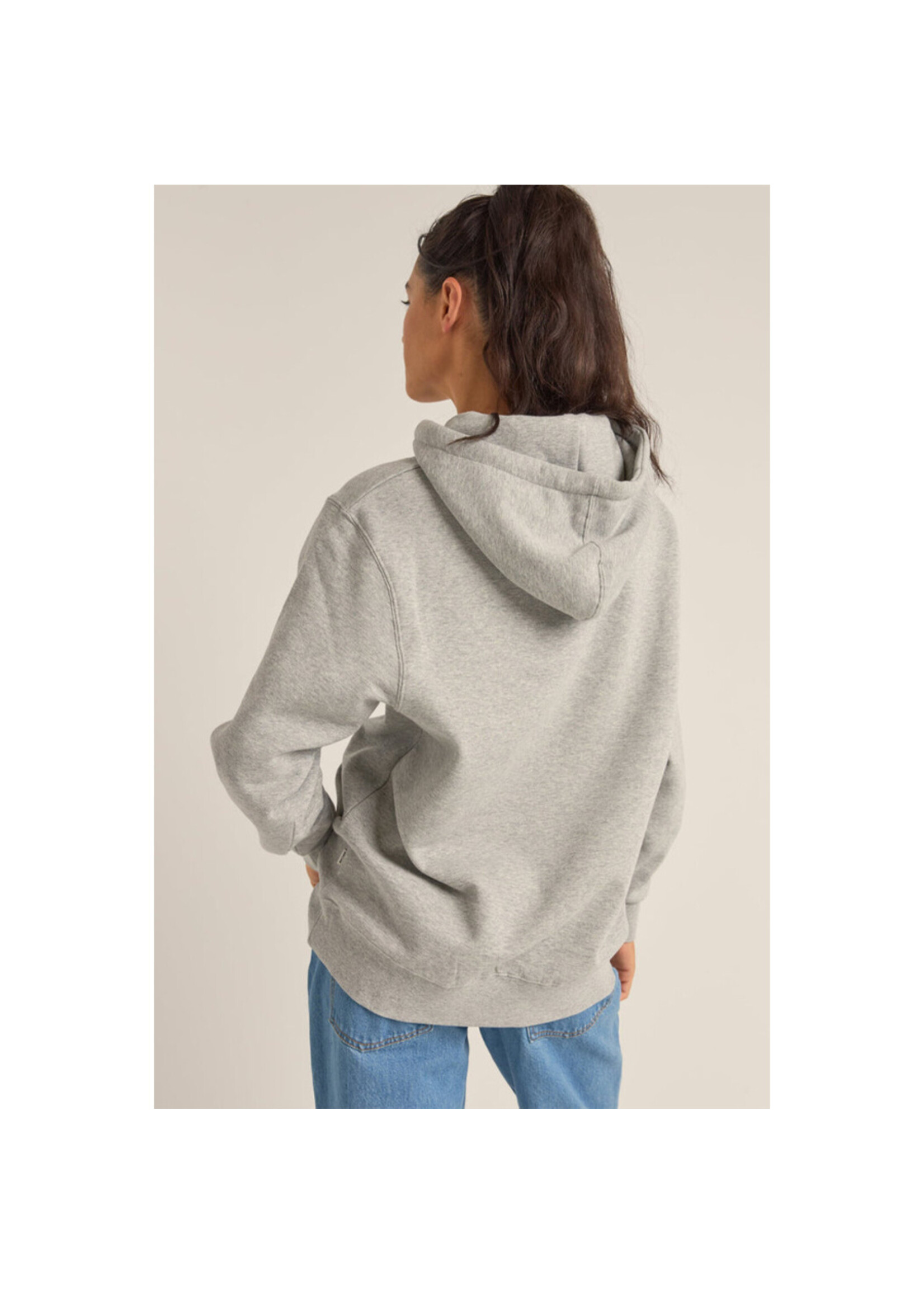 RHYTHM Chandail à capuchon FLAGSHIP BOYFRIEND / Heather-grey (Femme)