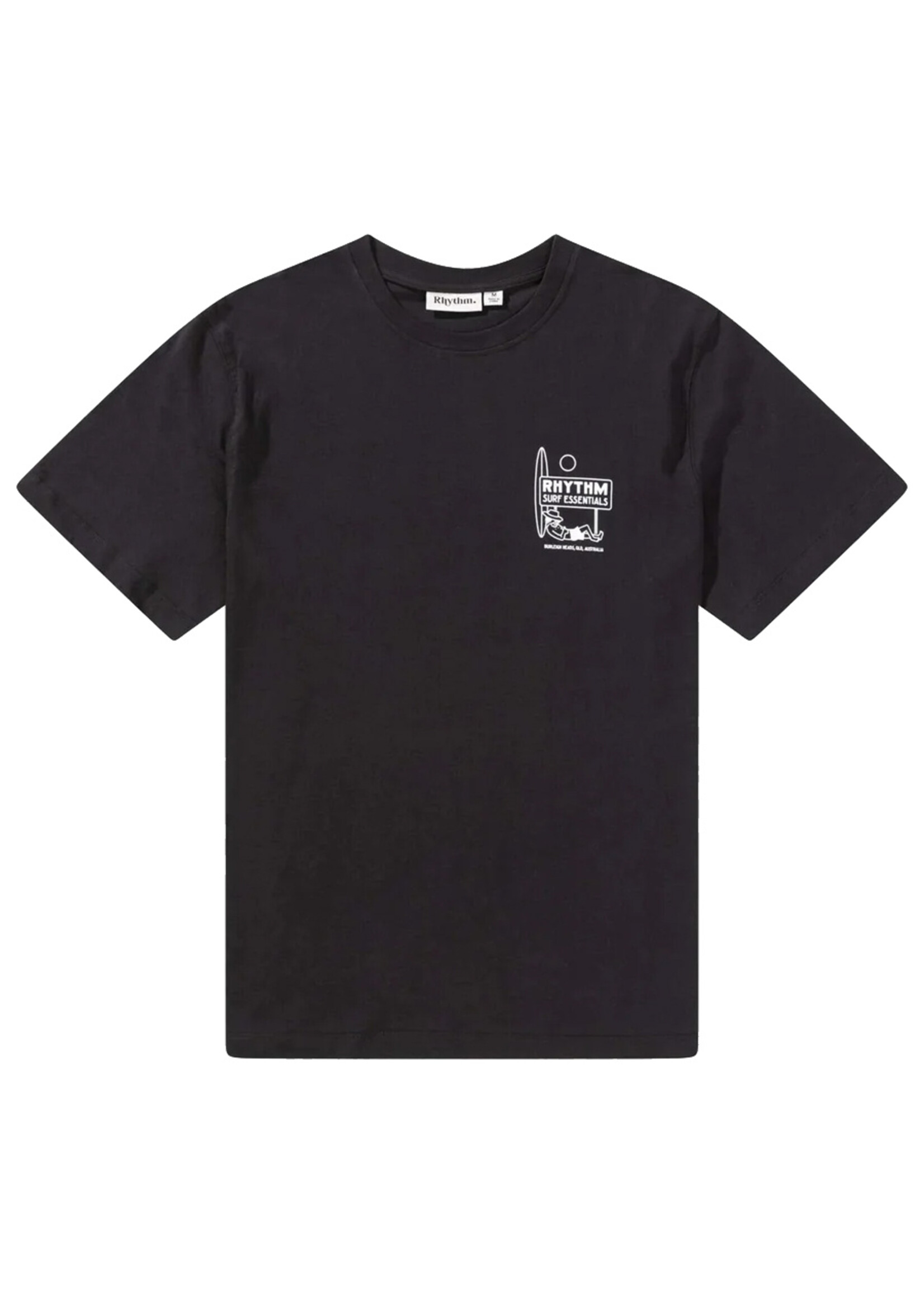 RHYTHM T-Shirt SIESTA TEE / Noir (Homme)