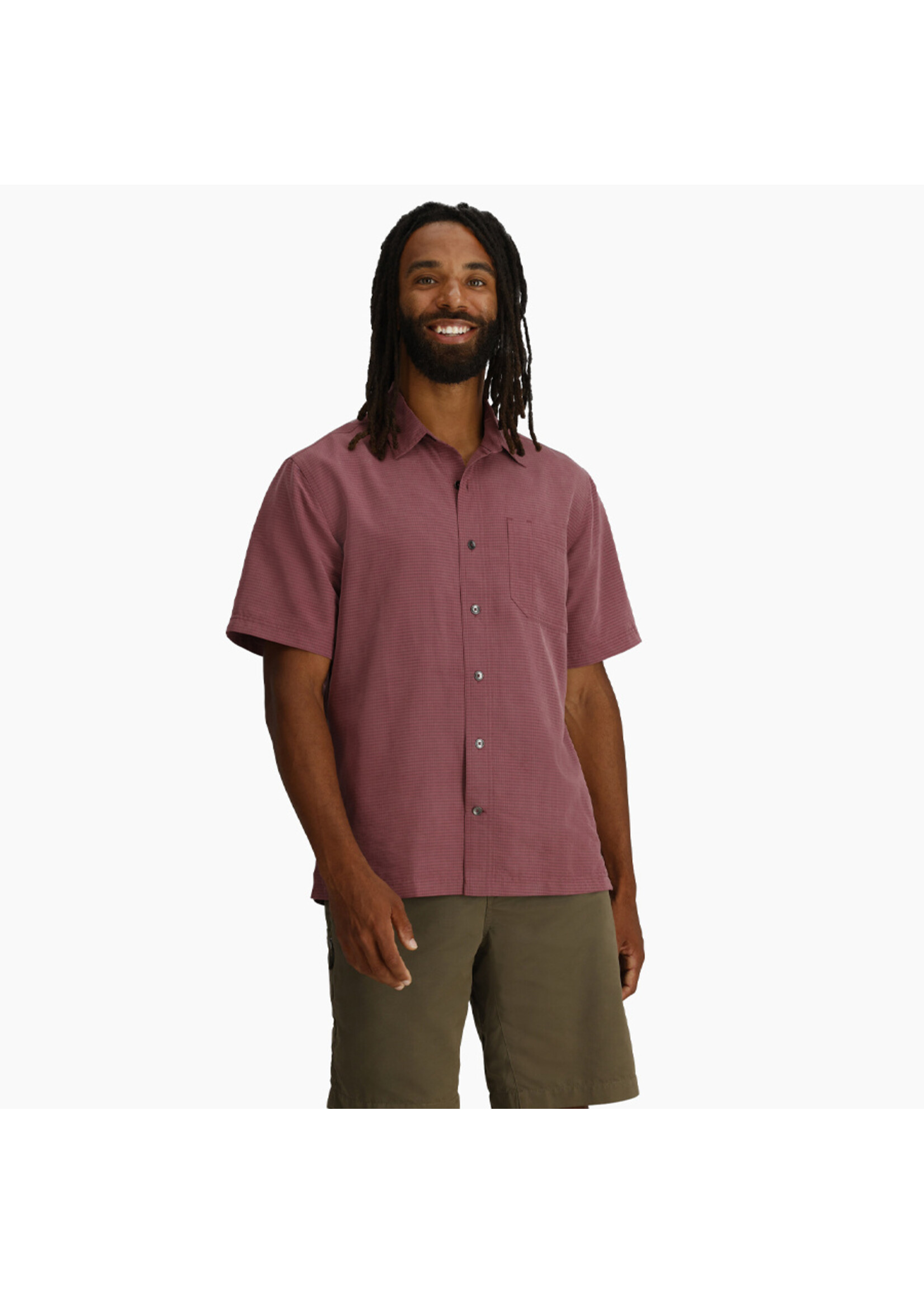 ROYAL ROBBINS Chemise DESERT PUCKER DRY / Wild Rhubarb (Homme)