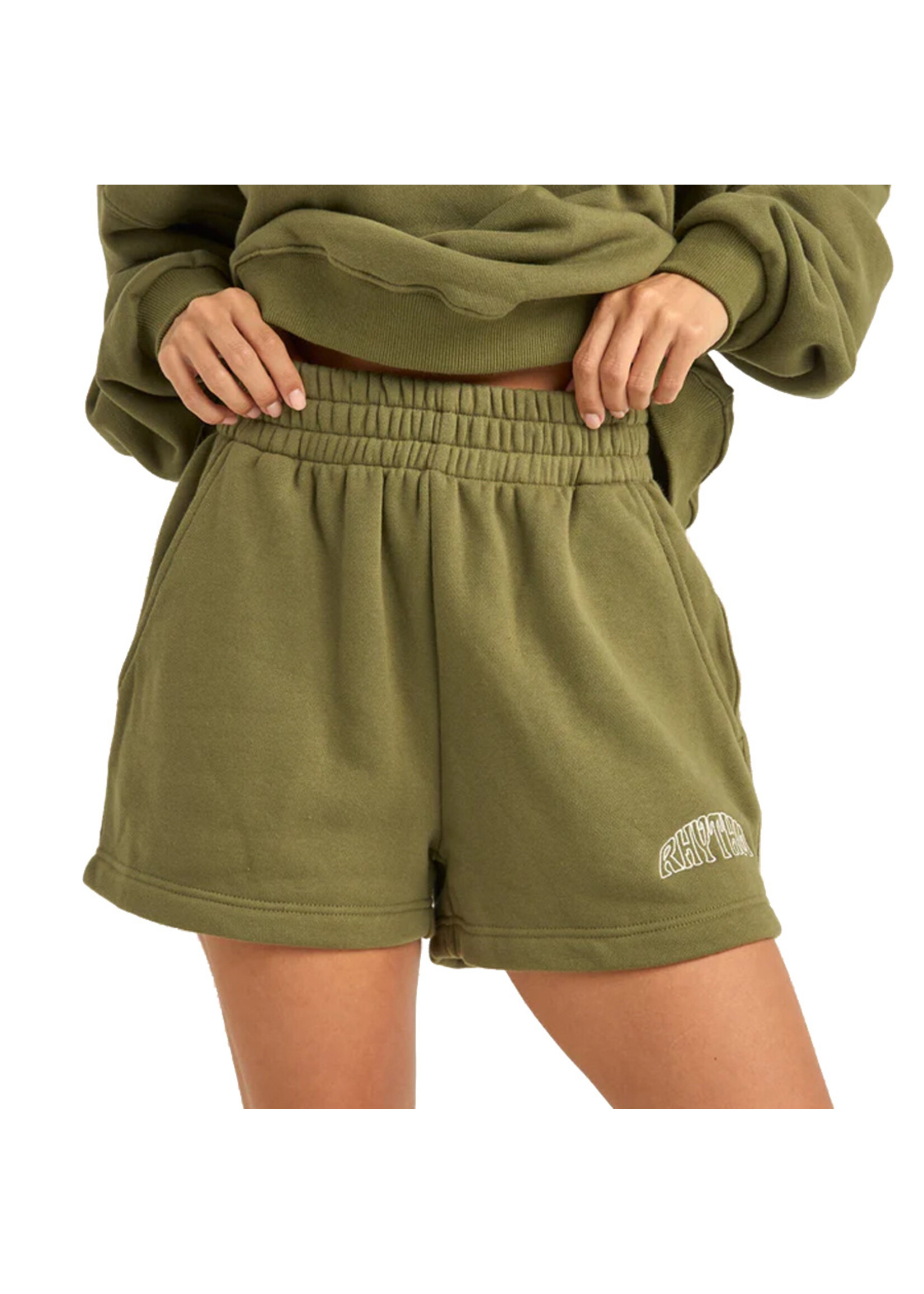RHYTHM Short COLLEGE FLEECE / Olive (Femme)