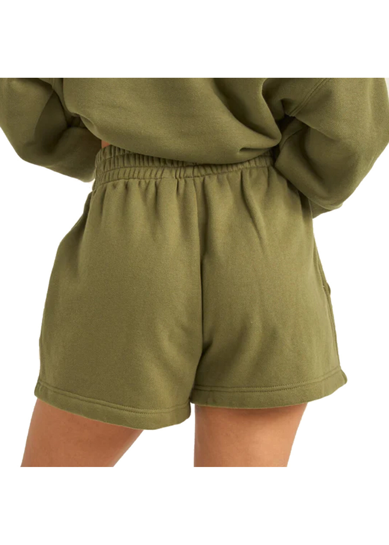 RHYTHM Short COLLEGE FLEECE / Olive (Femme)