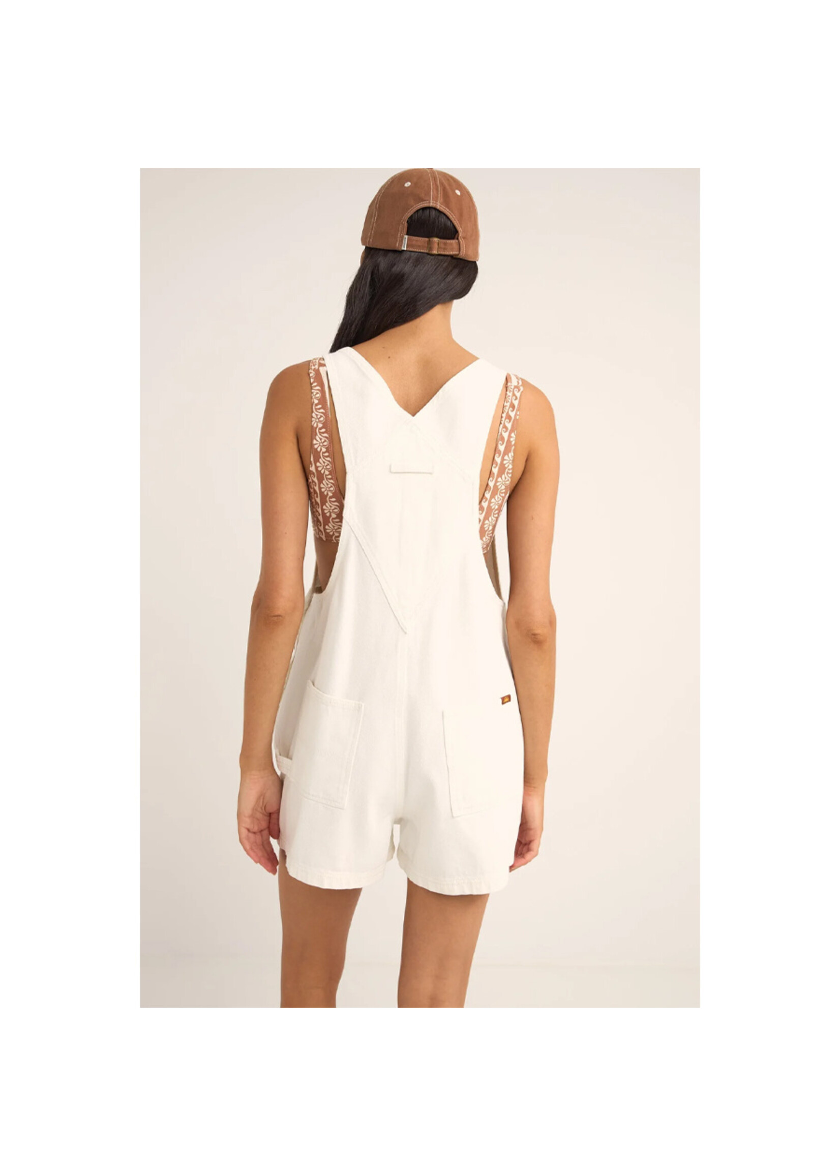 RHYTHM Salopette TIDES SHORT / Blanc (Femme)