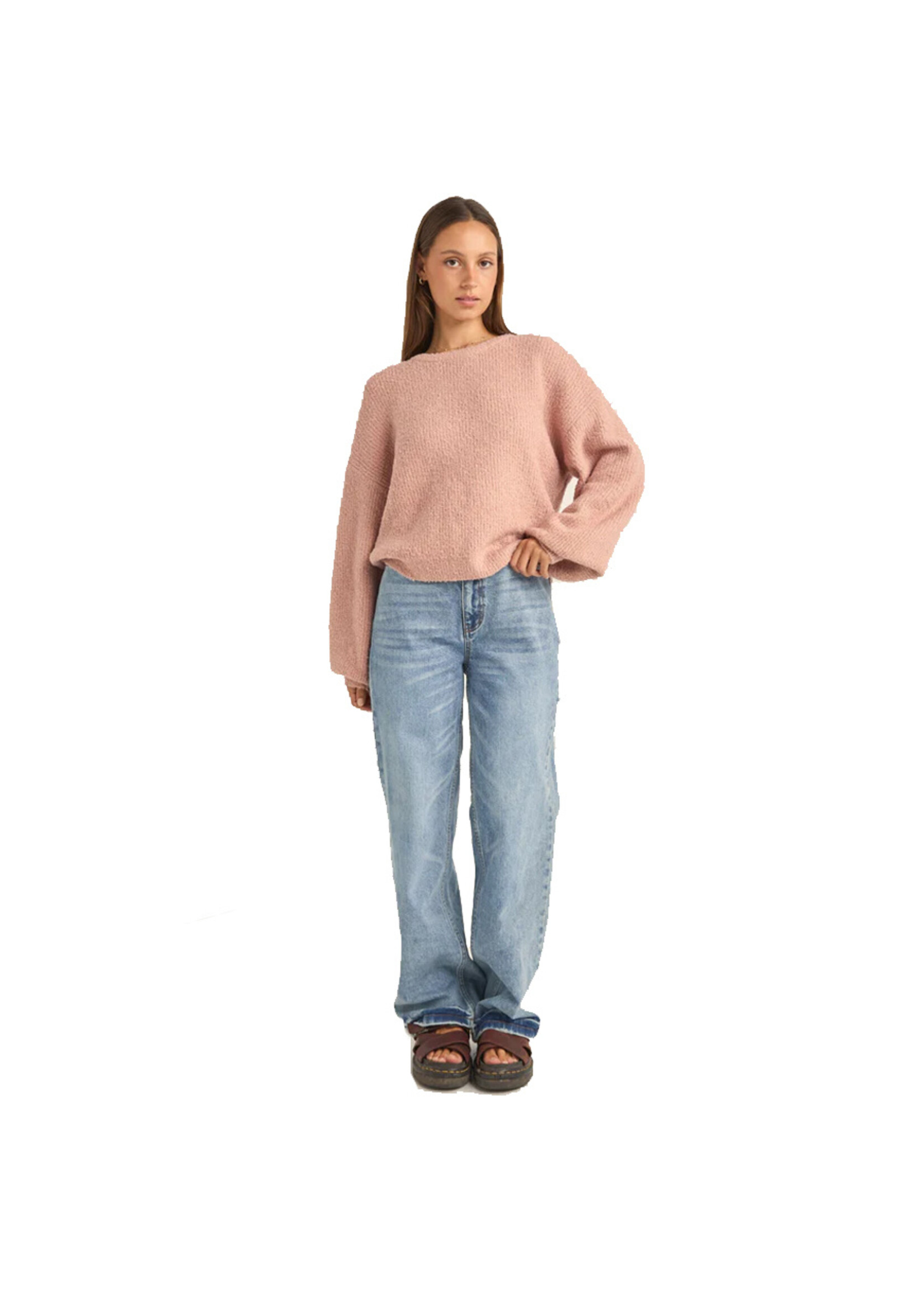 RHYTHM Chandail QUINN KNIT JUMPER / Pink (Femme)