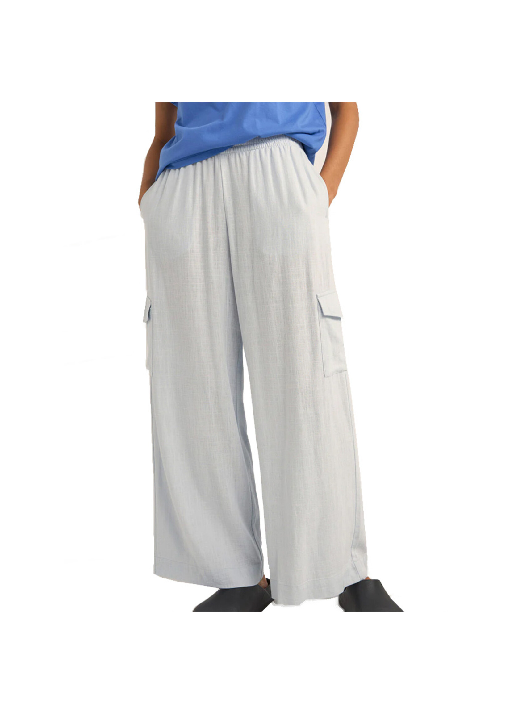 RHYTHM Pantalon AMALFI CARGO / BLUE (Femme)