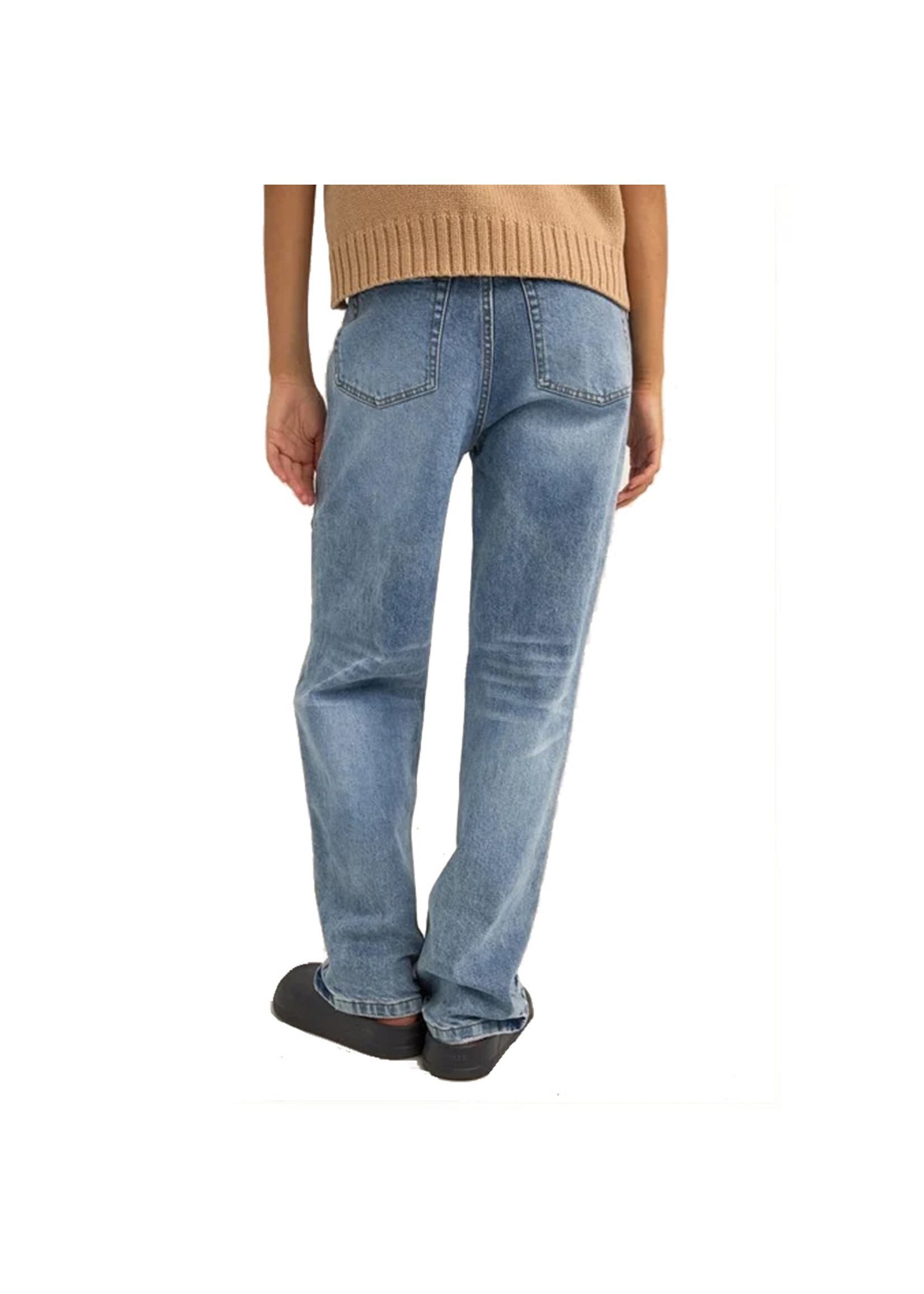 RHYTHM Pantalon BEYOND RELAXED LEG JEAN / Blue (Femme)