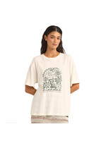 RHYTHM T-shirt BLOOM STUDIO OVERSIZED / Blanc (Femme)