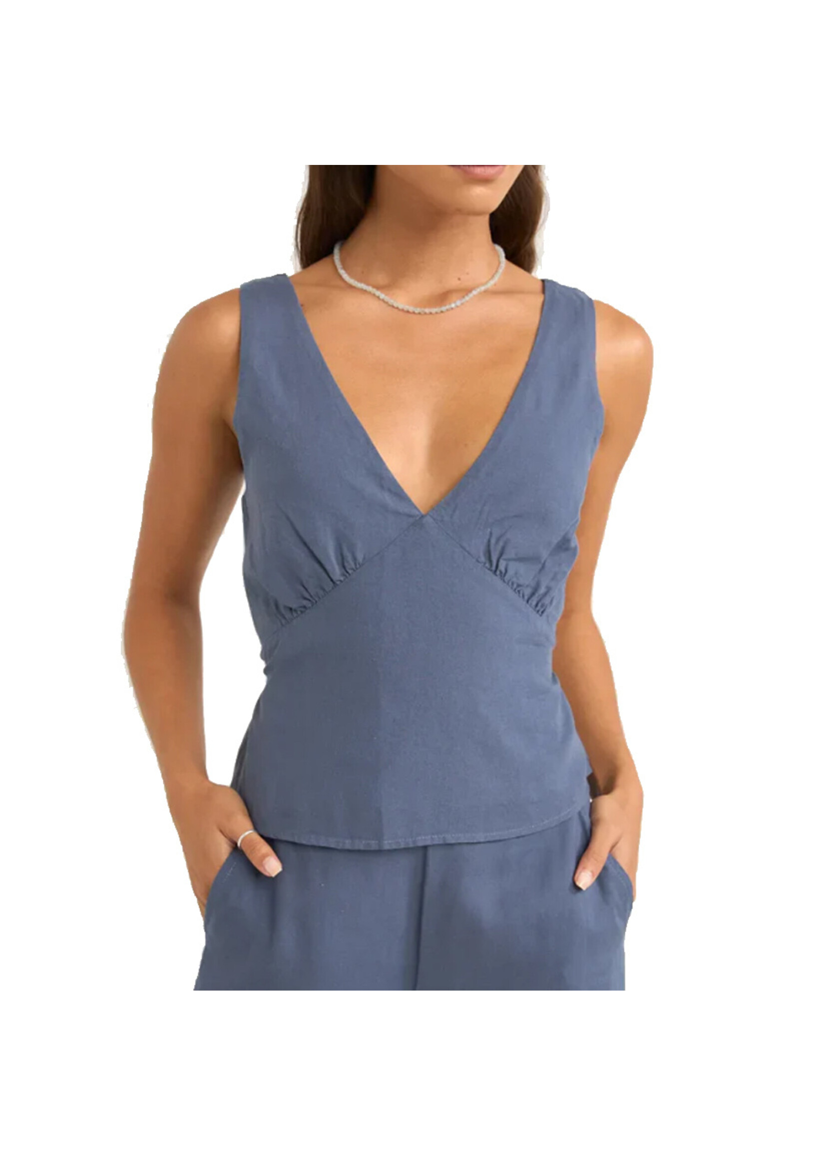 RHYTHM Camisole LUCIA / Blue (Femme)